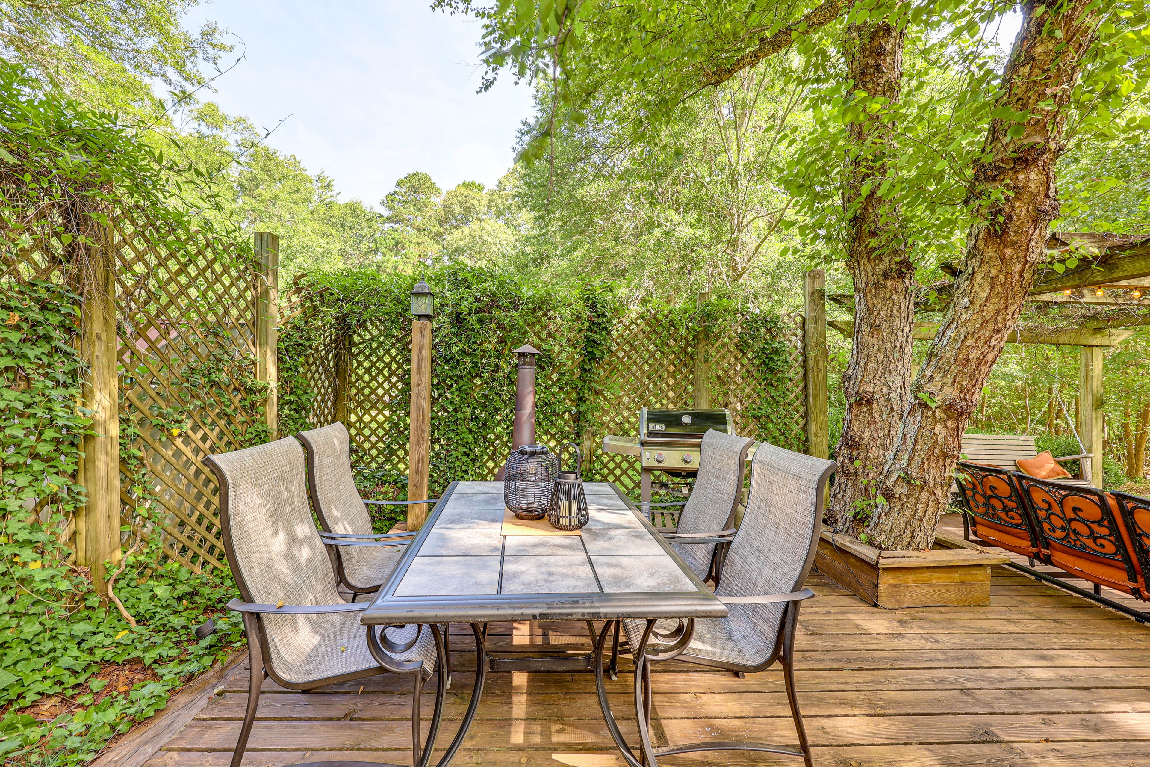 Deck | Chiminea | Gas Grill | Dining Area | Lounge Seating