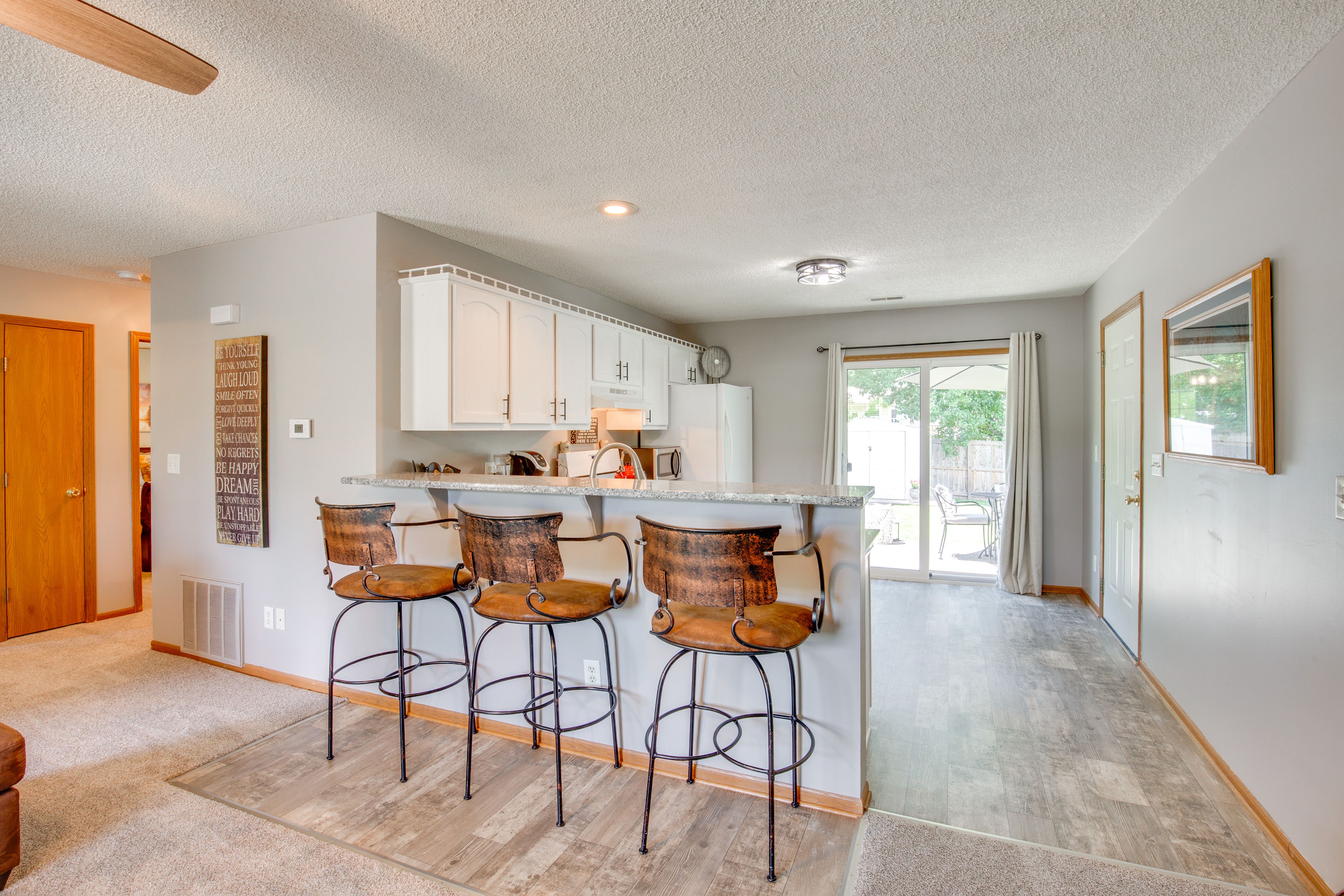 Kitchen | Breakfast Bar w/ Seating | Keurig Coffee Maker | Dishwasher