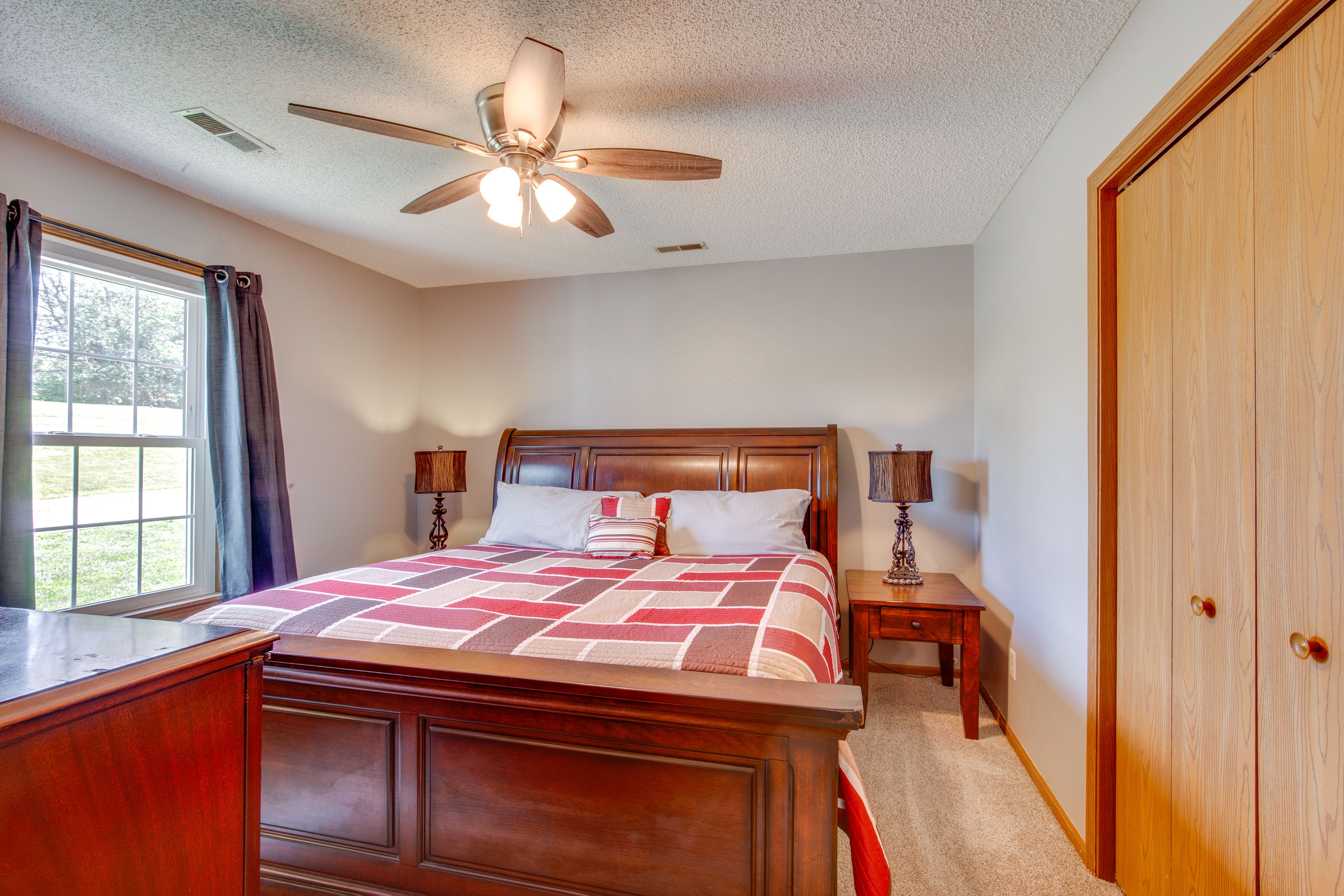 Bedroom 1 | King Bed | Linens Provided | Smart TV