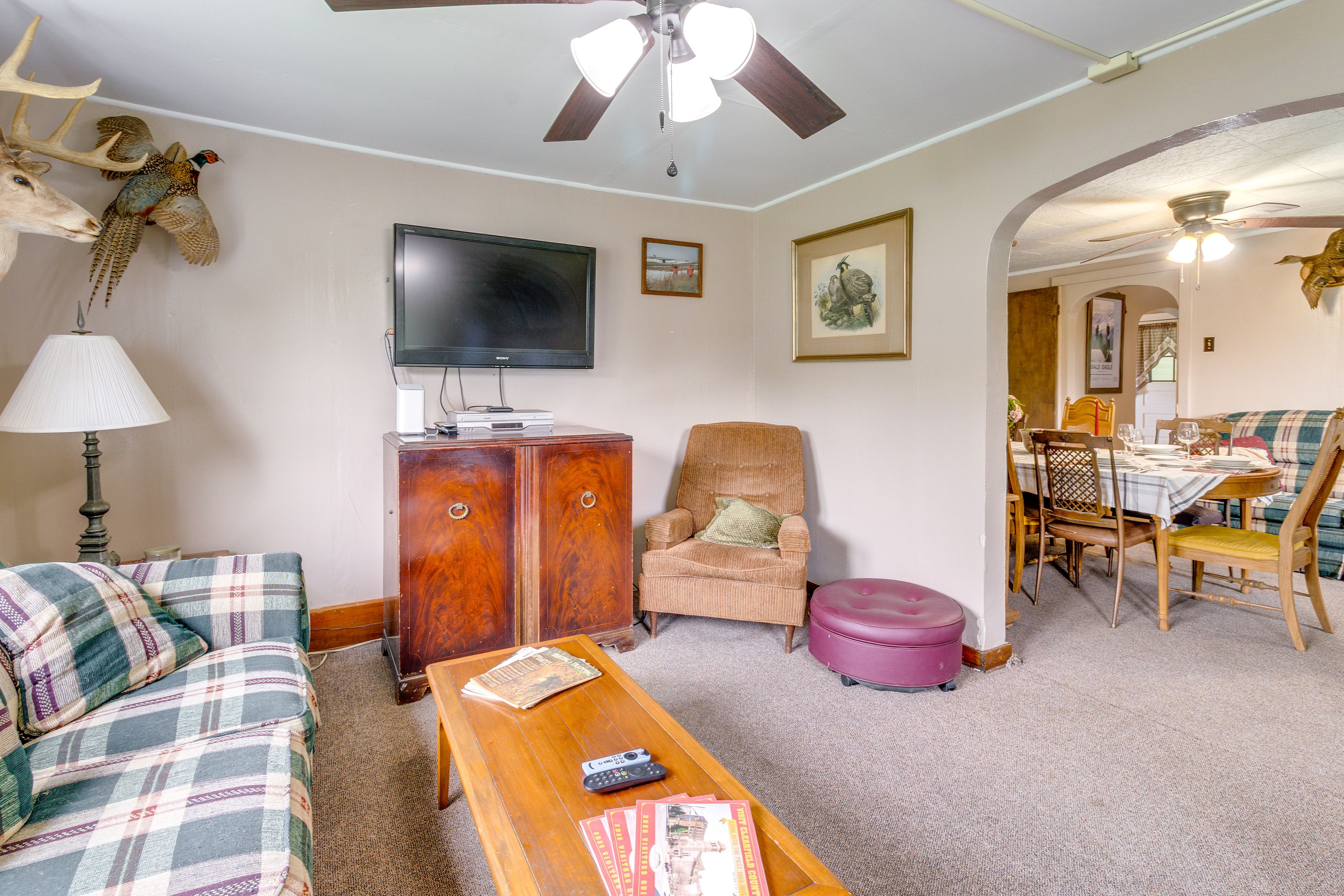 Living Room | Free WiFi | Central Heat | 1st Floor