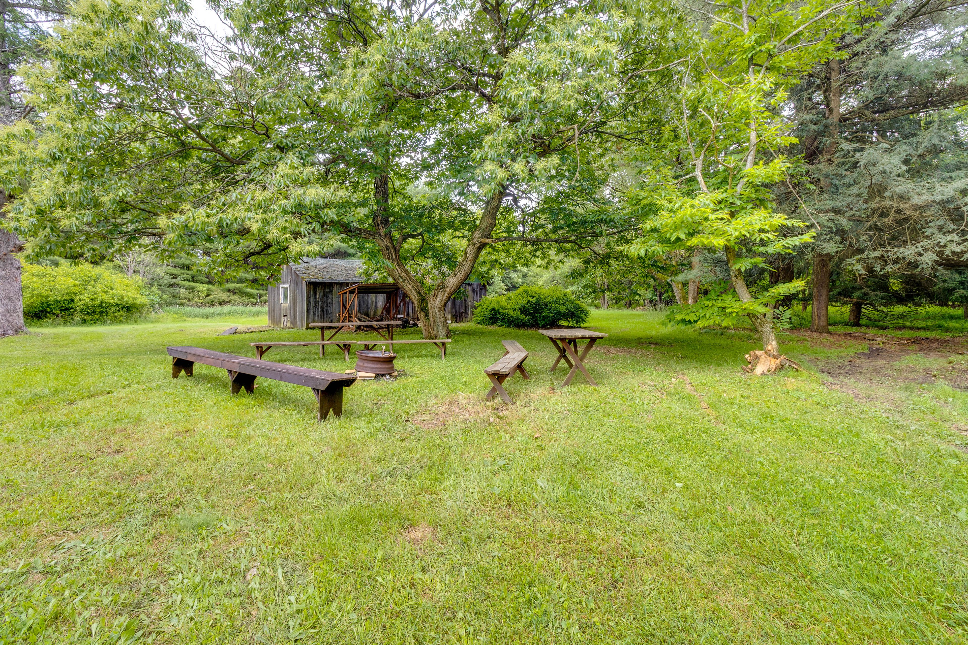 Large Yard | Wood-Burning Fire Pit