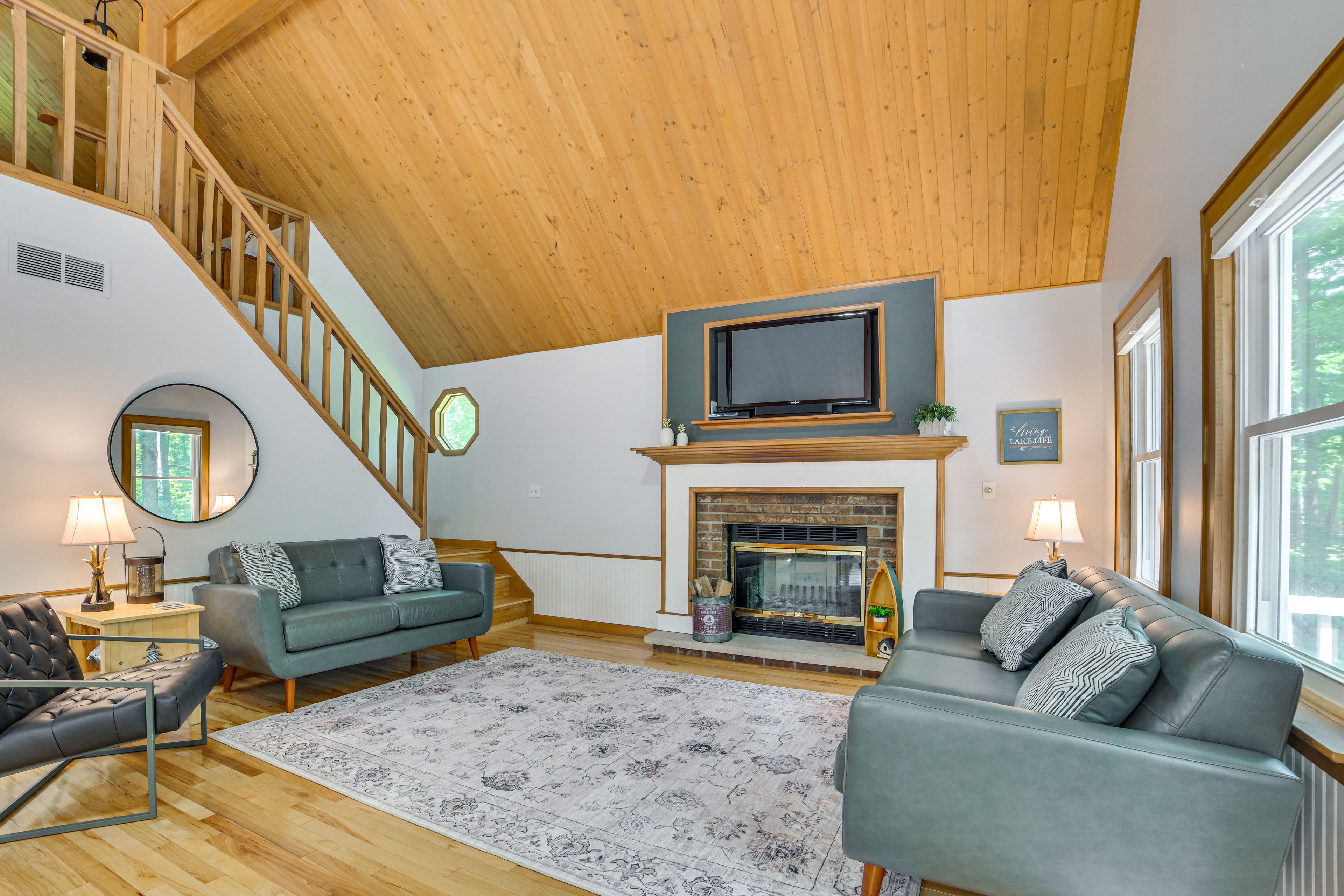 Living Room | Free WiFi | Central A/C & Heat | 1st Floor