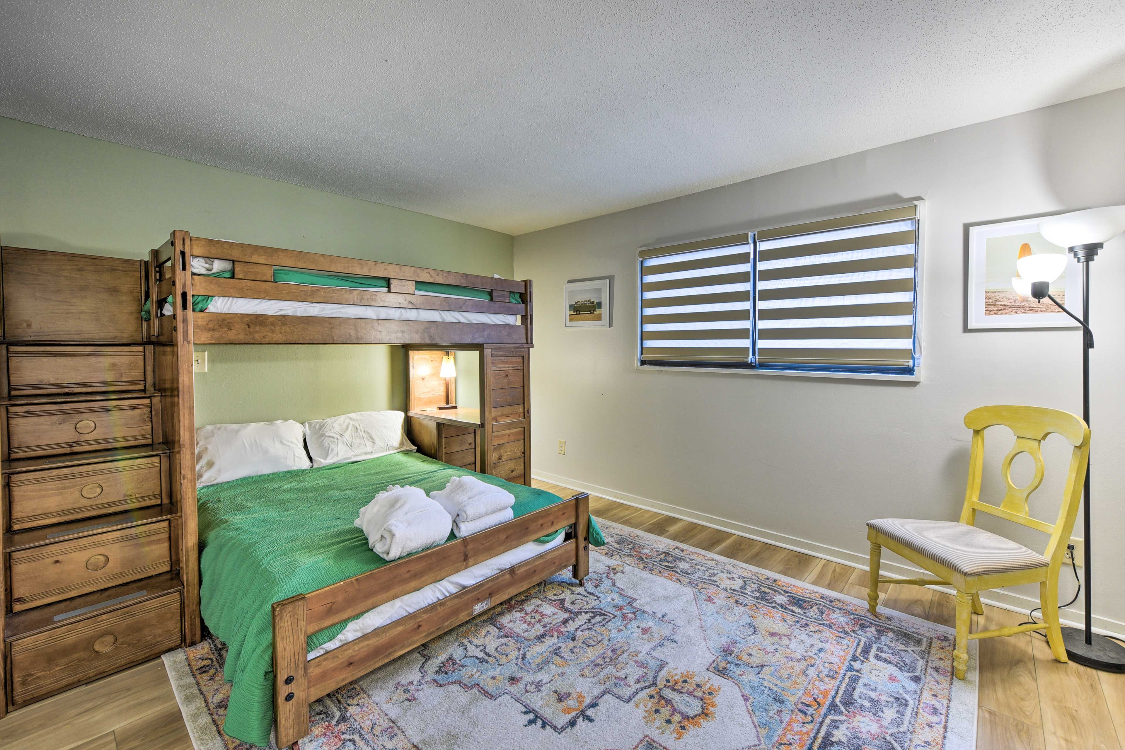 Bedroom 2 | Full Bed | Lofted Twin Bed