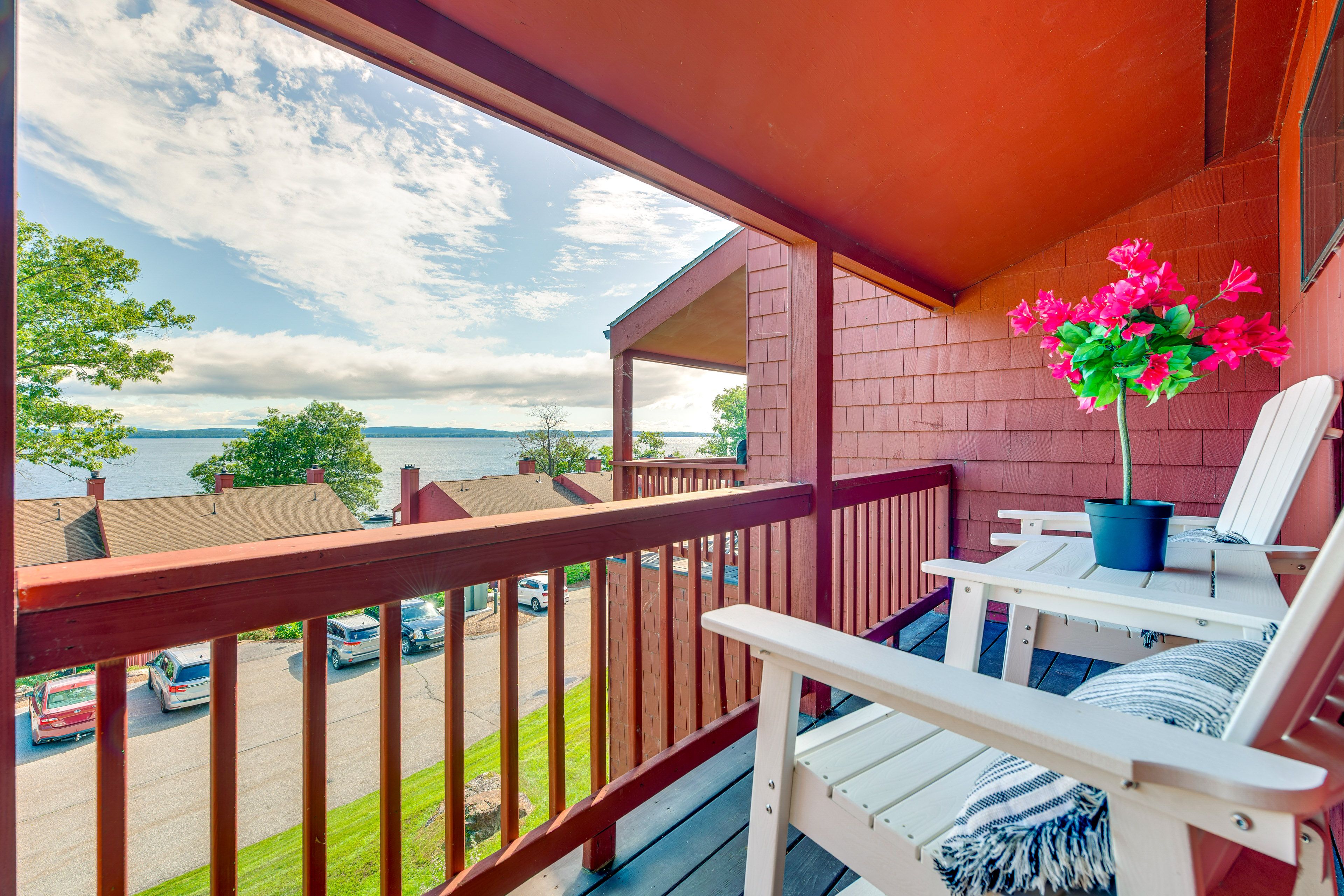 Private Balcony | Access via Bedroom 1 | Lake Views