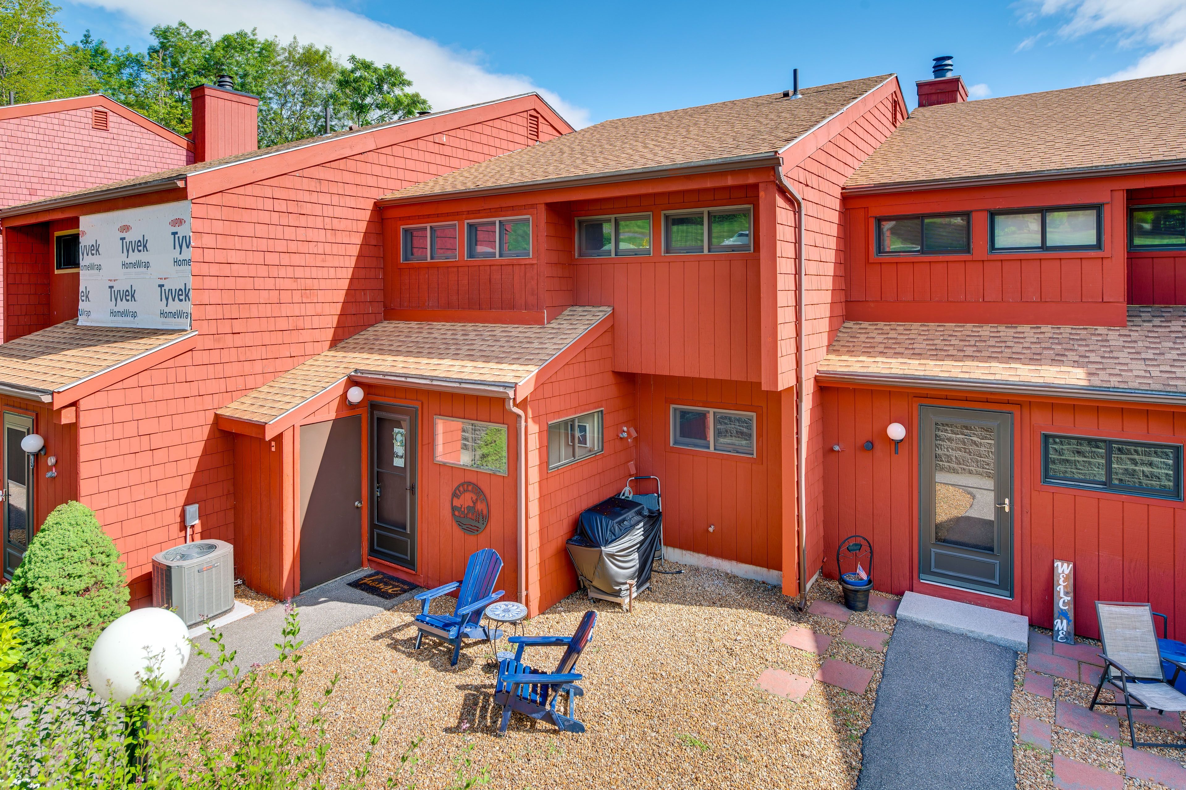Property Exterior | Open Community Parking Lot (2 Vehicles)