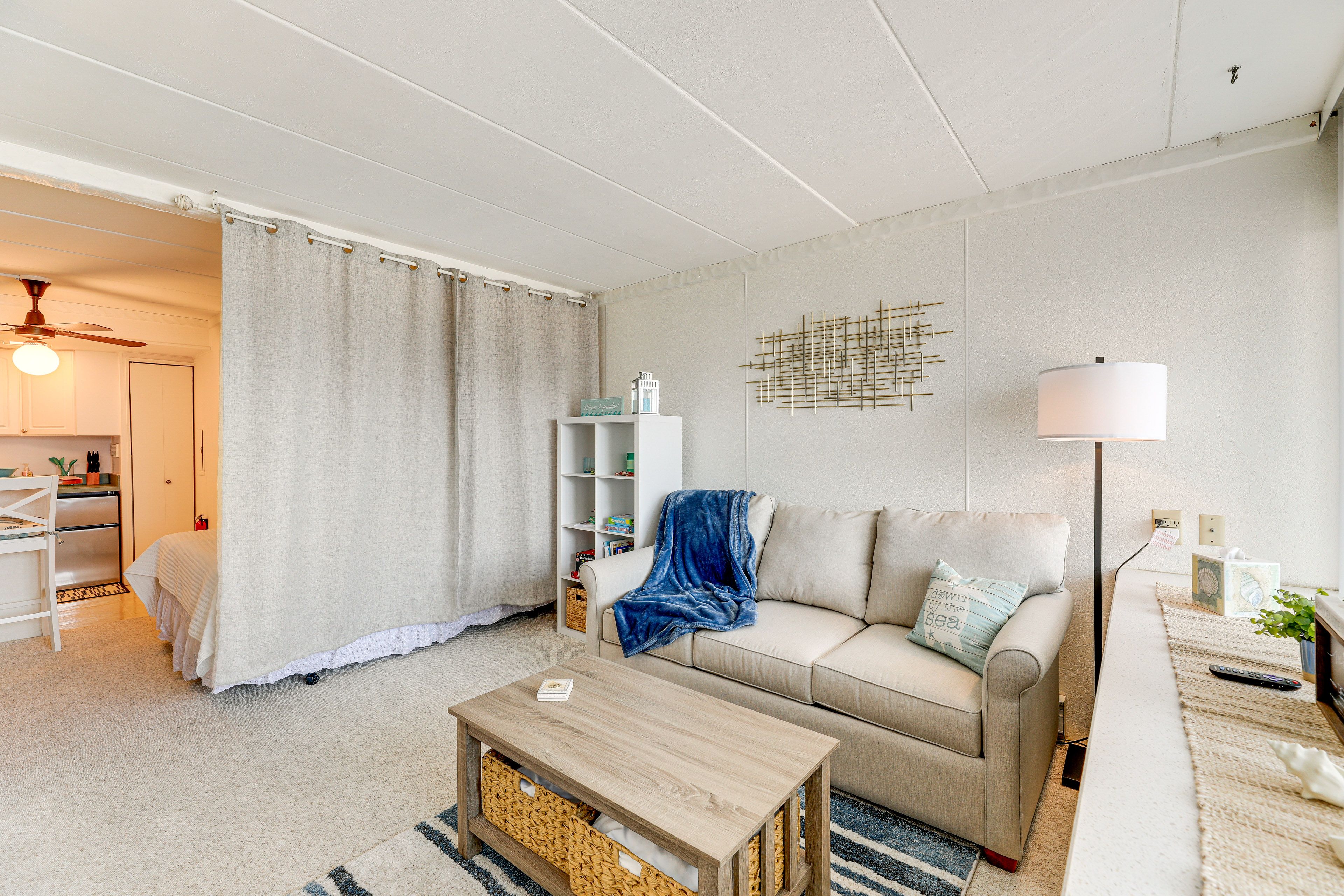 Studio | Queen Bed | Full Sleeper Sofa
