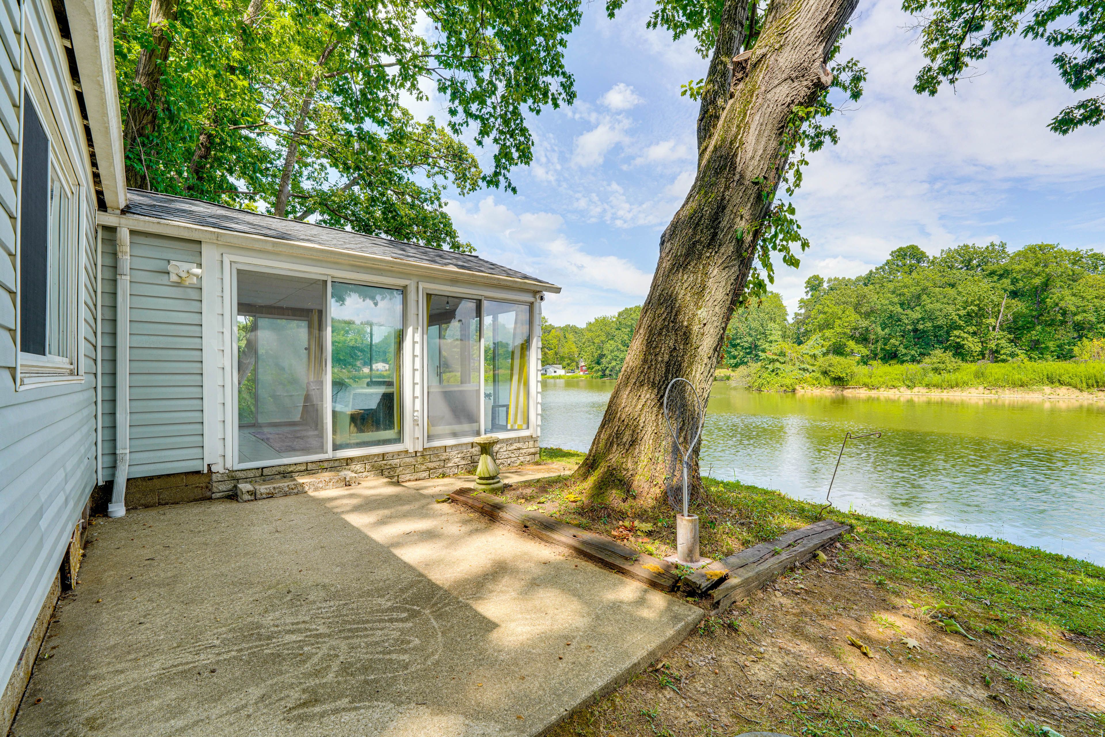 Patio | Backyard | Lake Views