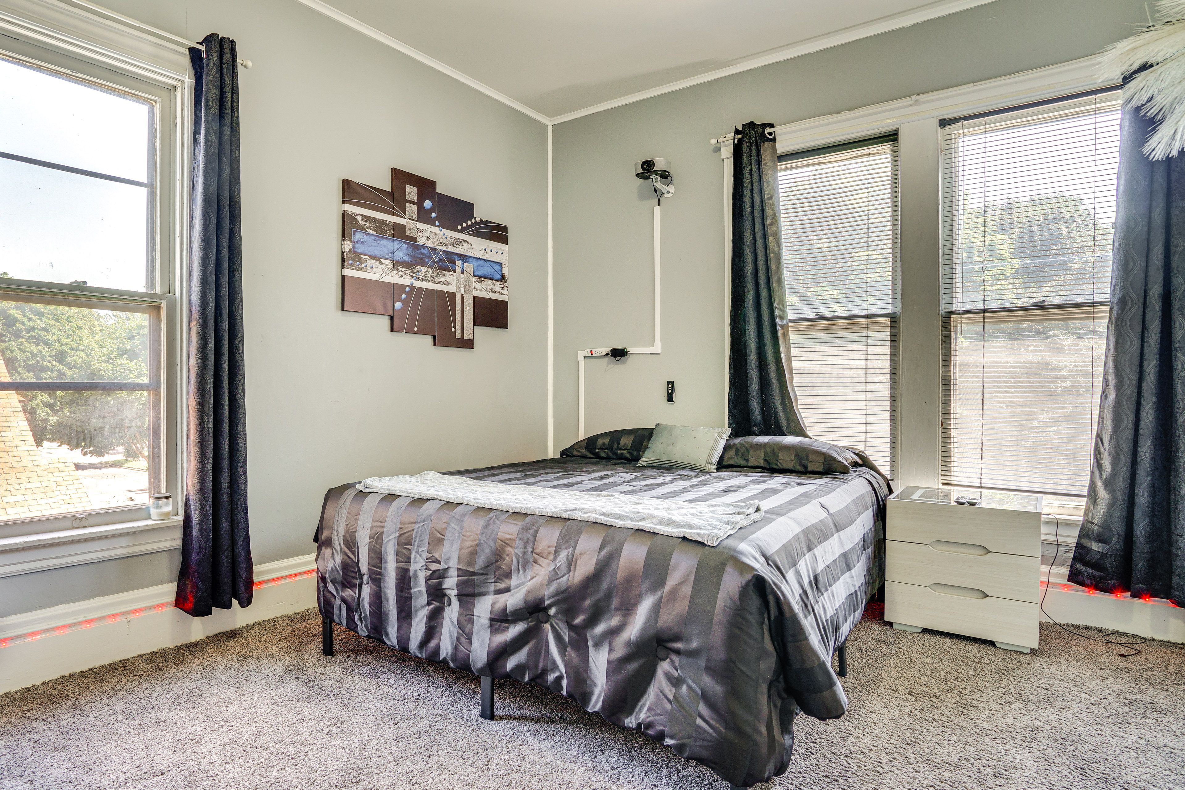 Bedroom 2 | Full Bed | Smart Projector w/ Motorized Screen