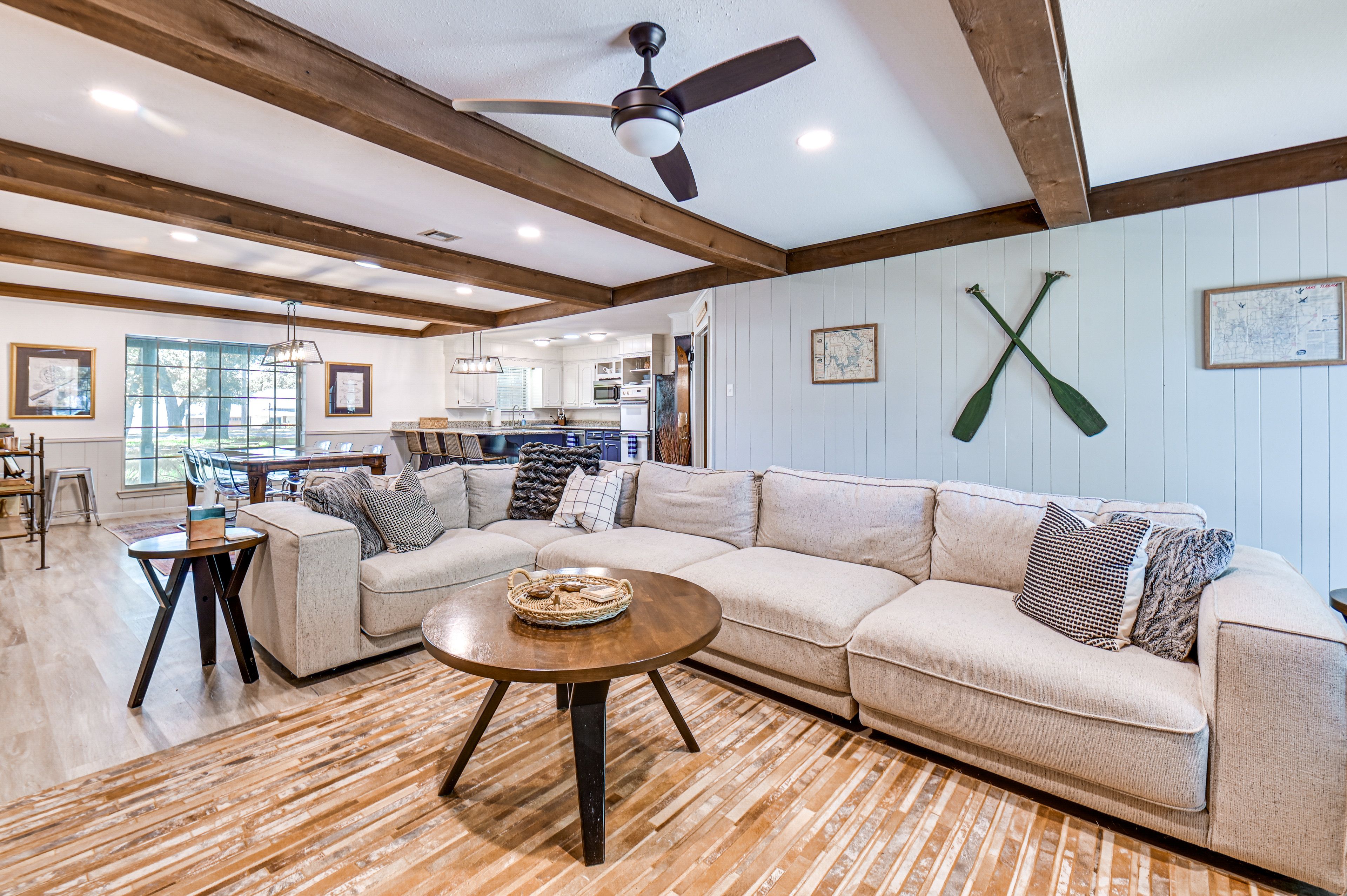 Living Room | 1st Floor | Wood-Burning Fireplace | Free WiFi