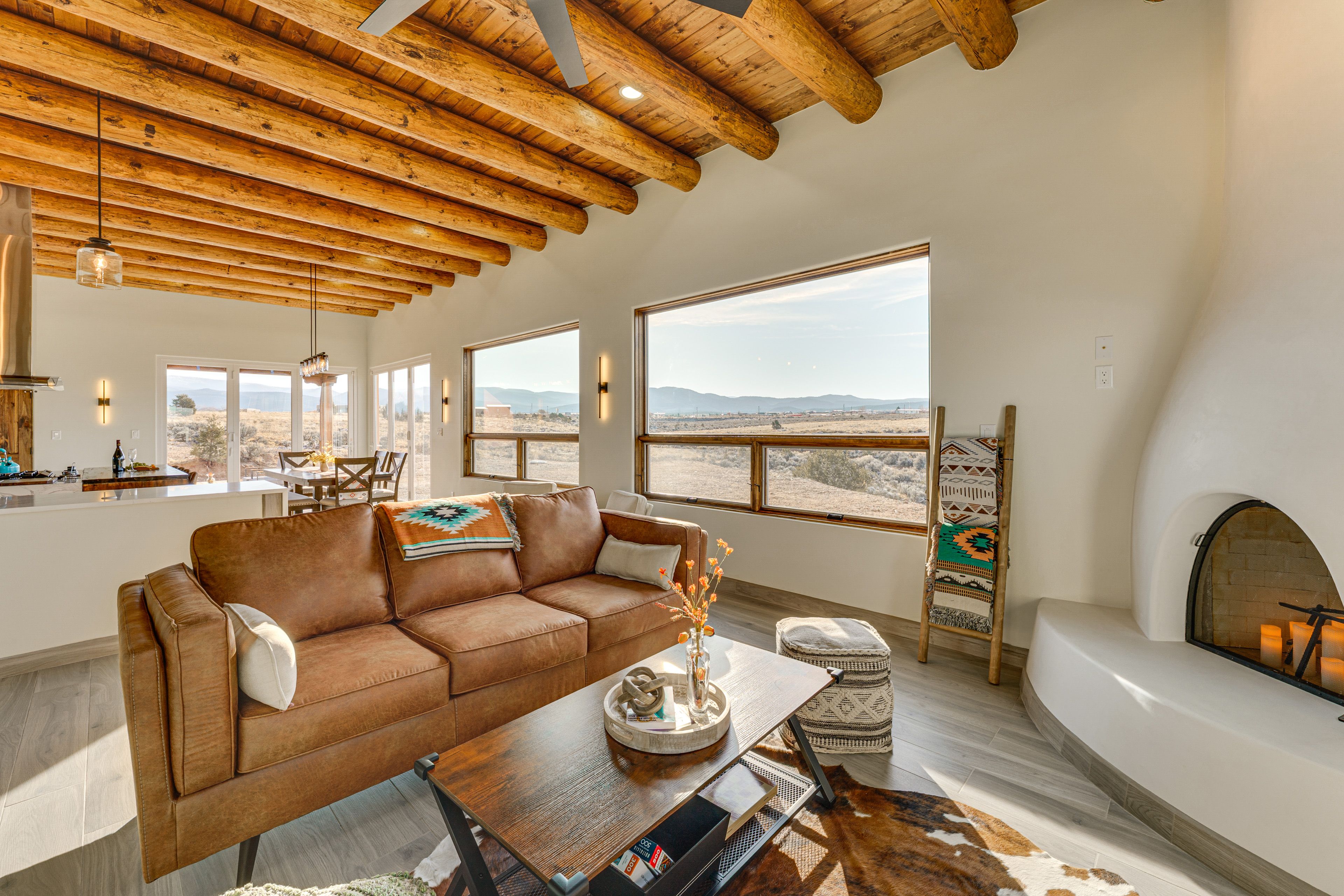 Ranchos De Taos Vacation Rental | 2BR | 2BA | 2 Steps to Enter | 1,450 Sq Ft