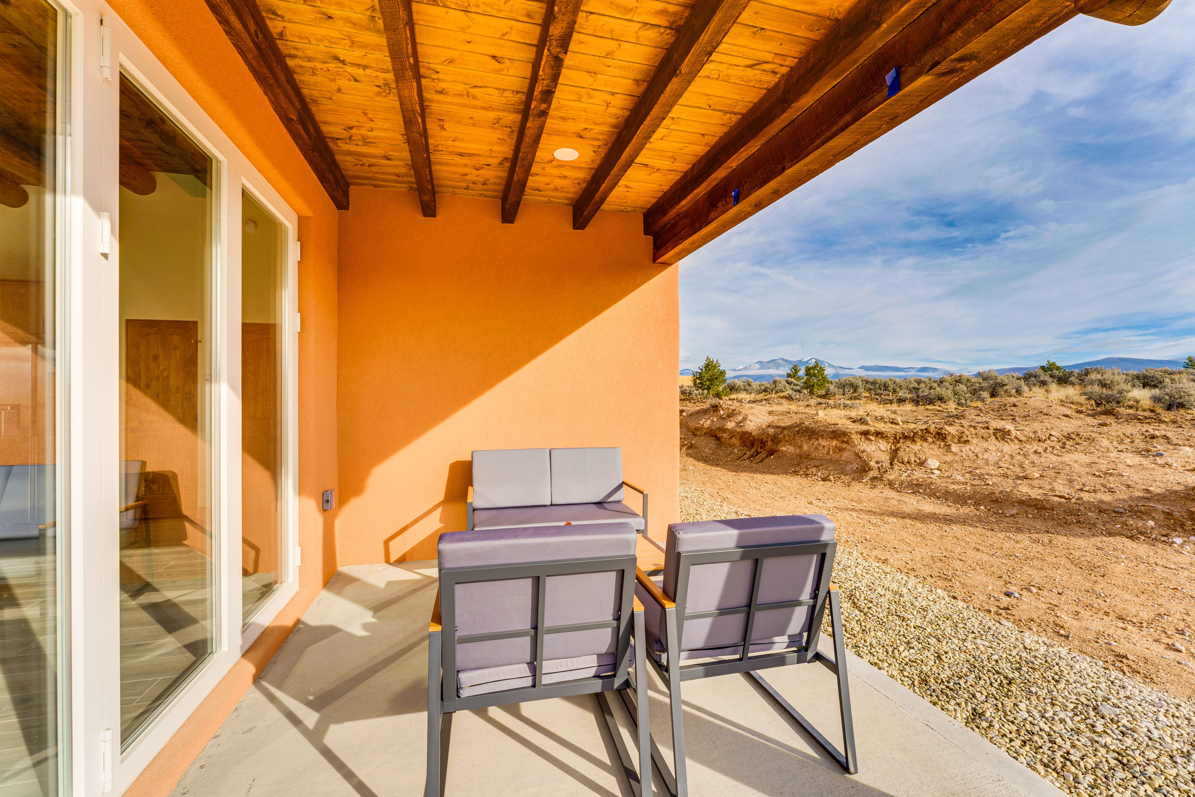 House Exterior | Covered Patio w/ Seating