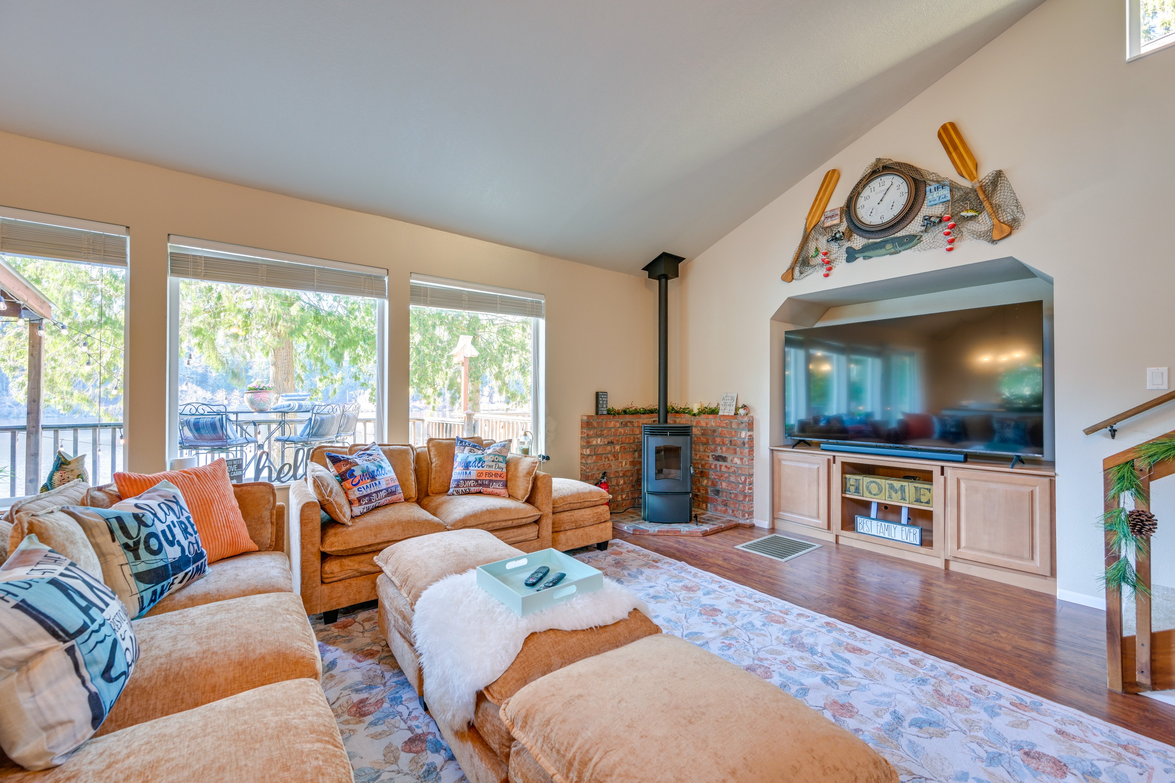Living Room | Wood-Burning Stove