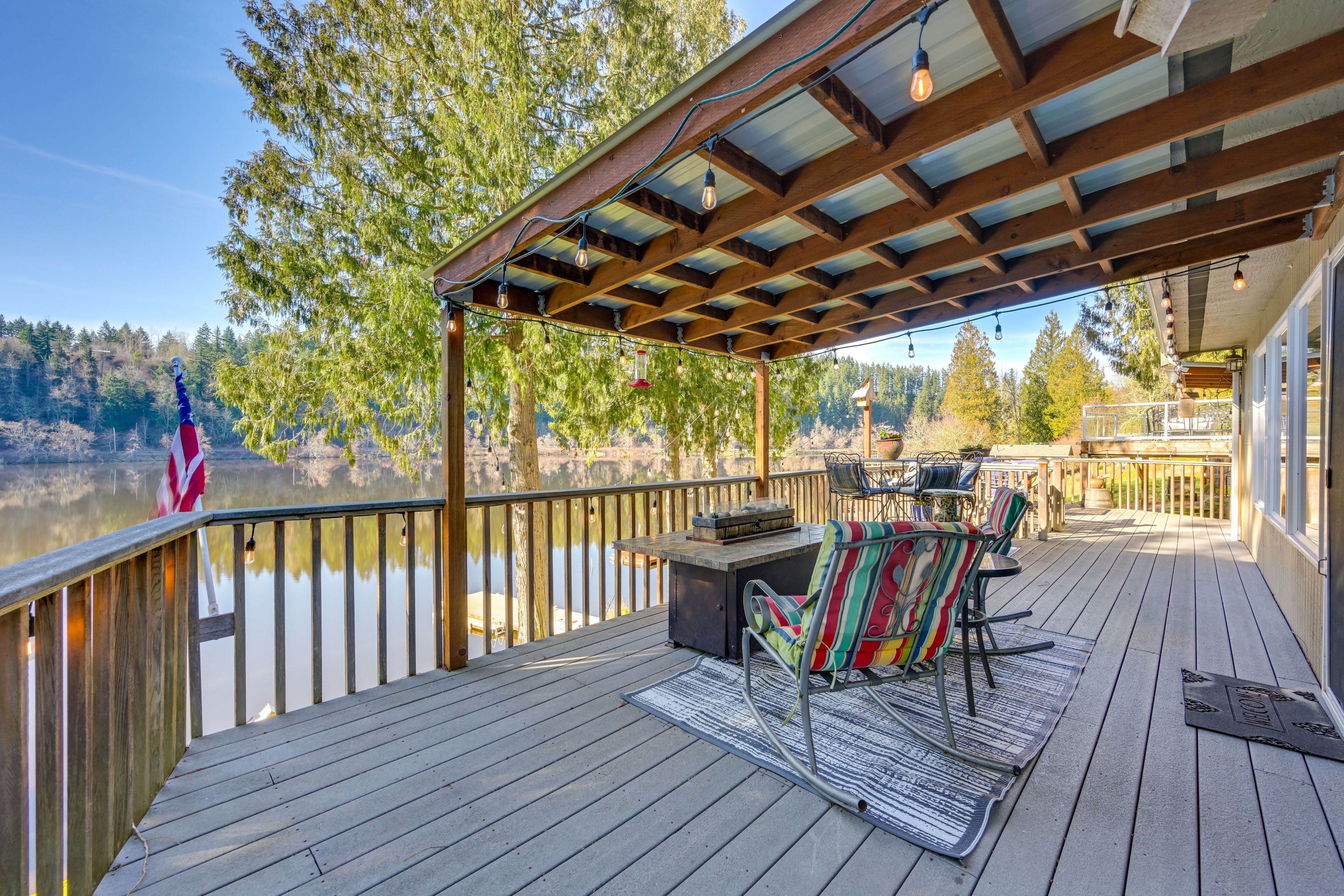 Deck | Lake Views | Fire Pit | Private Dock