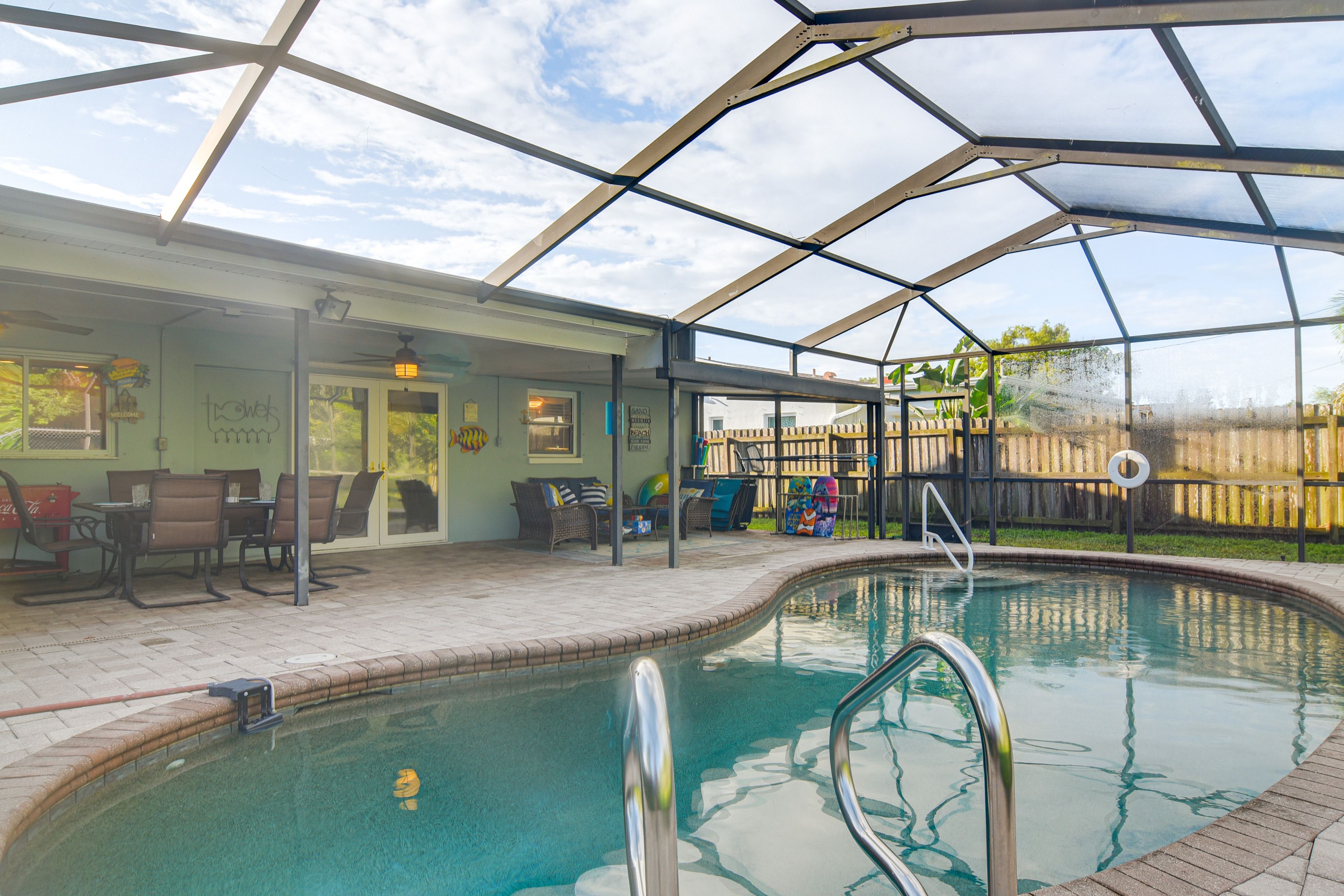Clearwater Vacation Rental | 3BR | 2BA | 1,506 Sq Ft | 1 Step to Enter