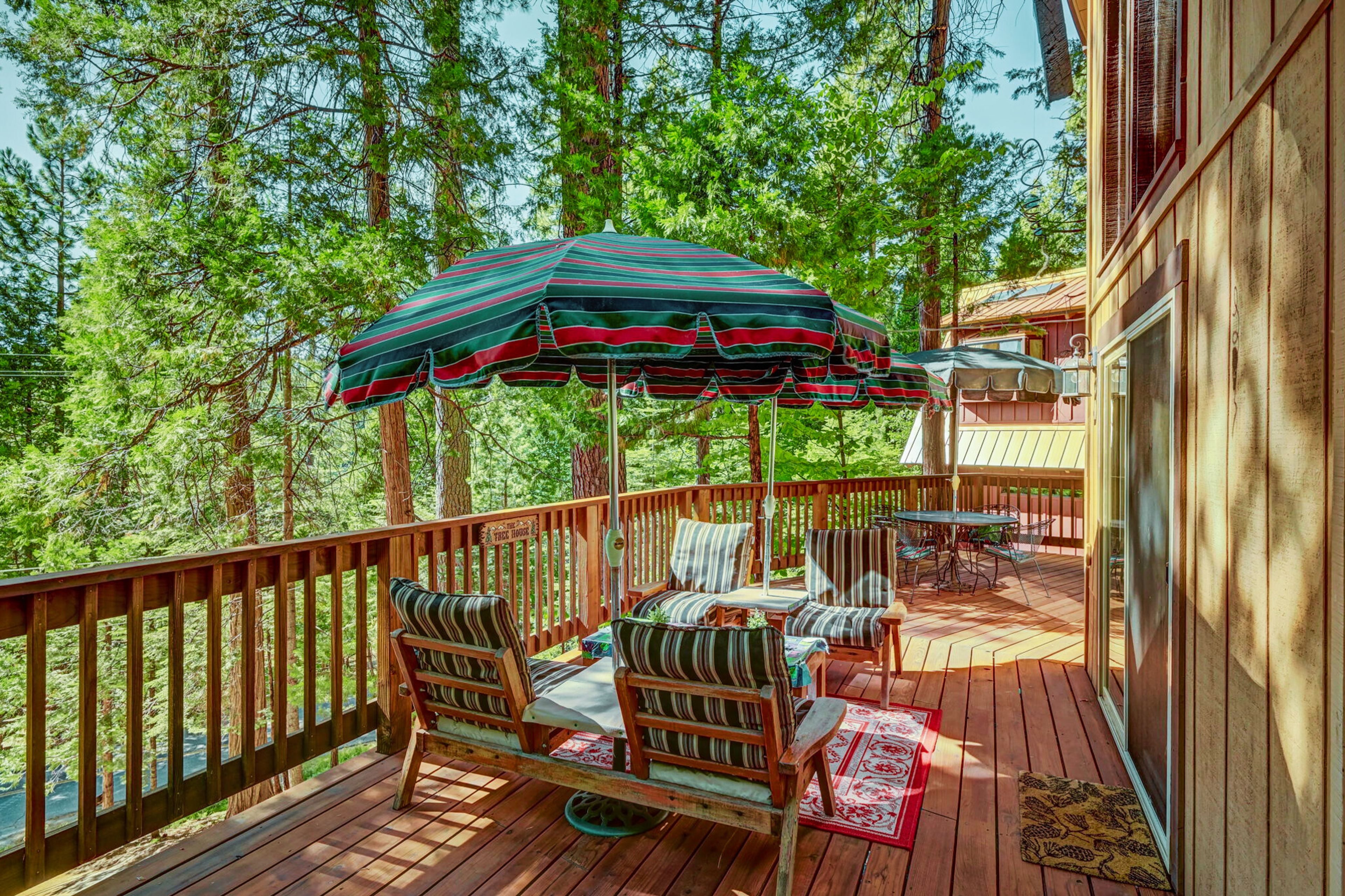 Wraparound Deck | Dining Area | Gas Grill | Cornhole