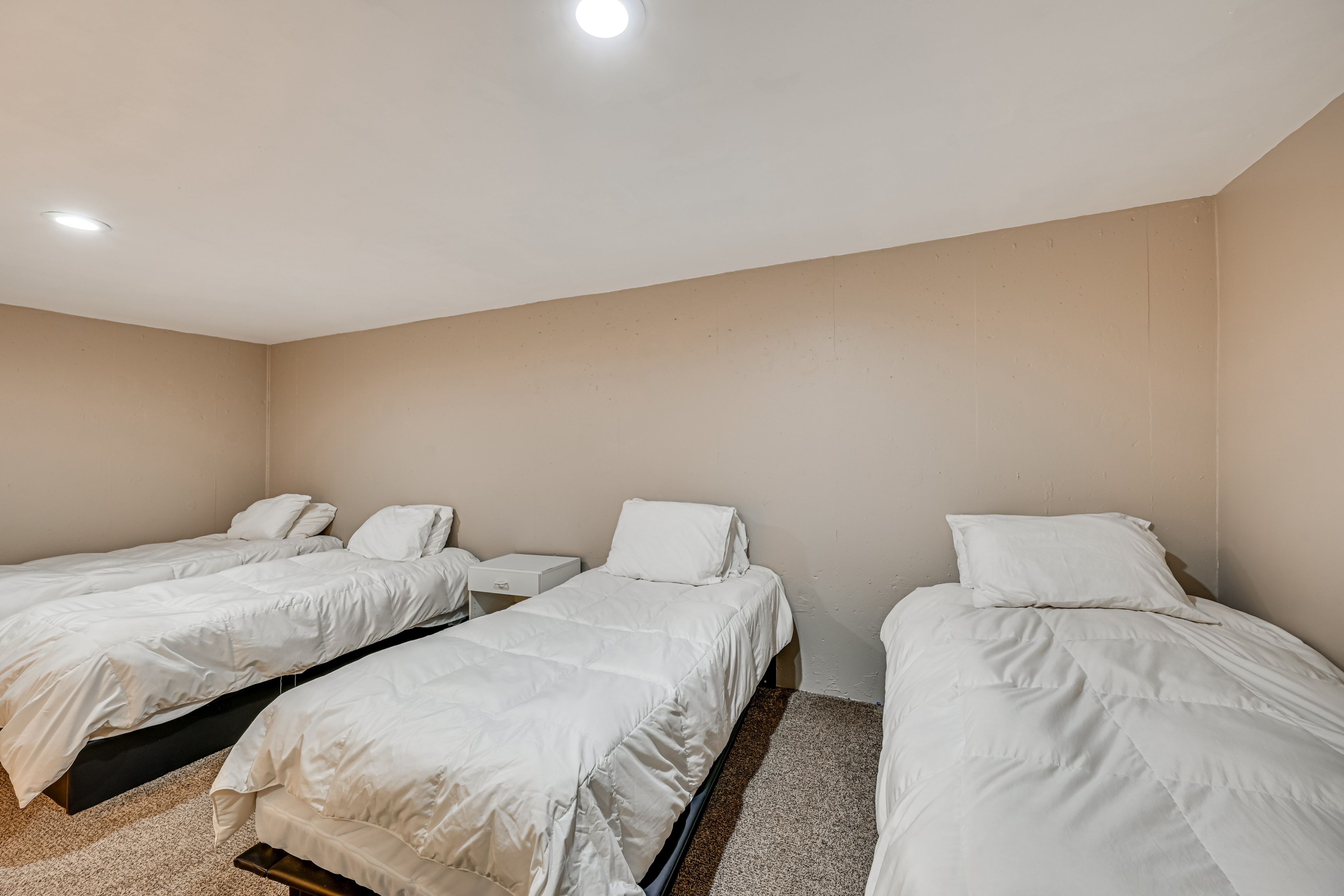 Bedroom 5 | 5 Twin Beds | Basement Level