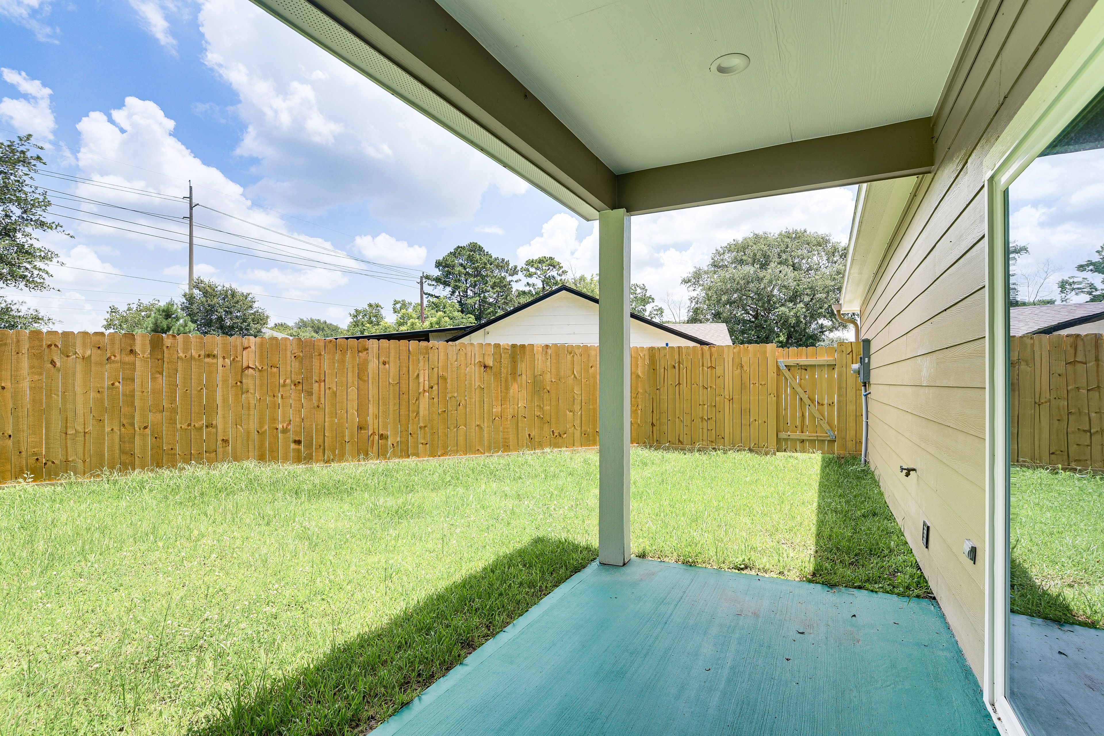 Covered Patio | Fenced Backyard