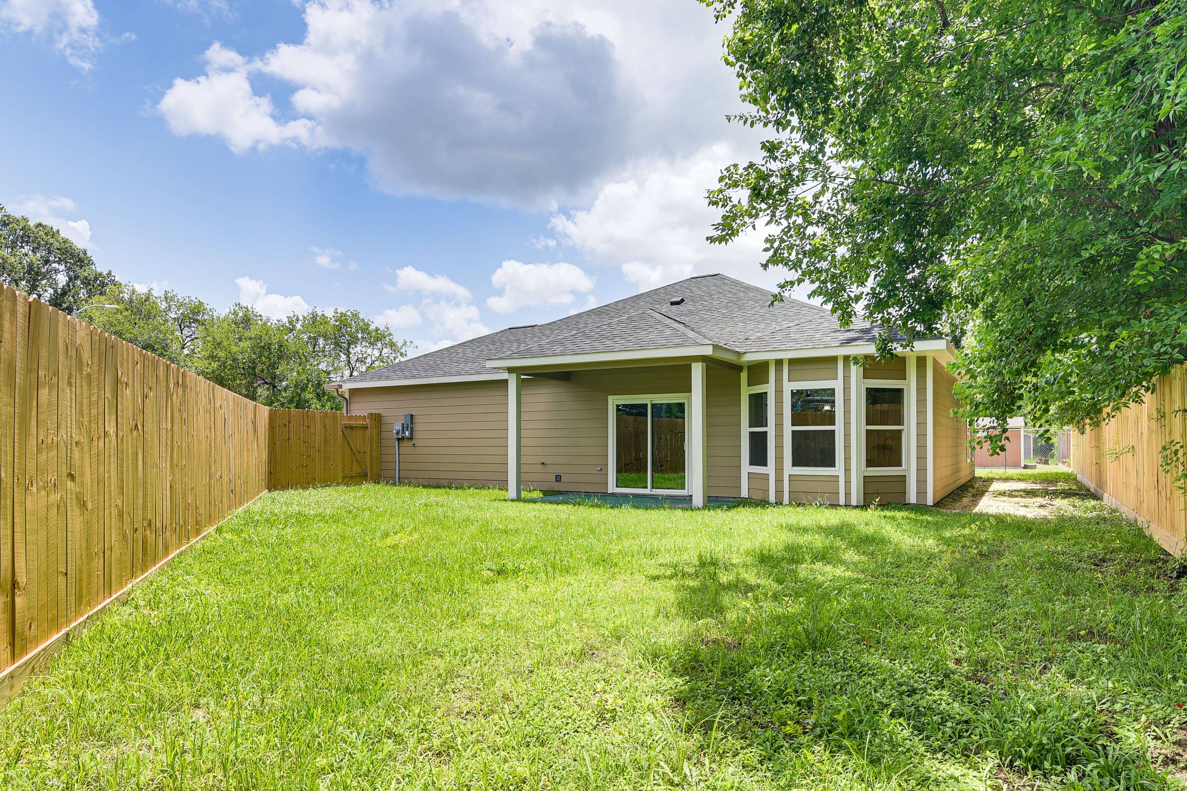 Fenced Backyard