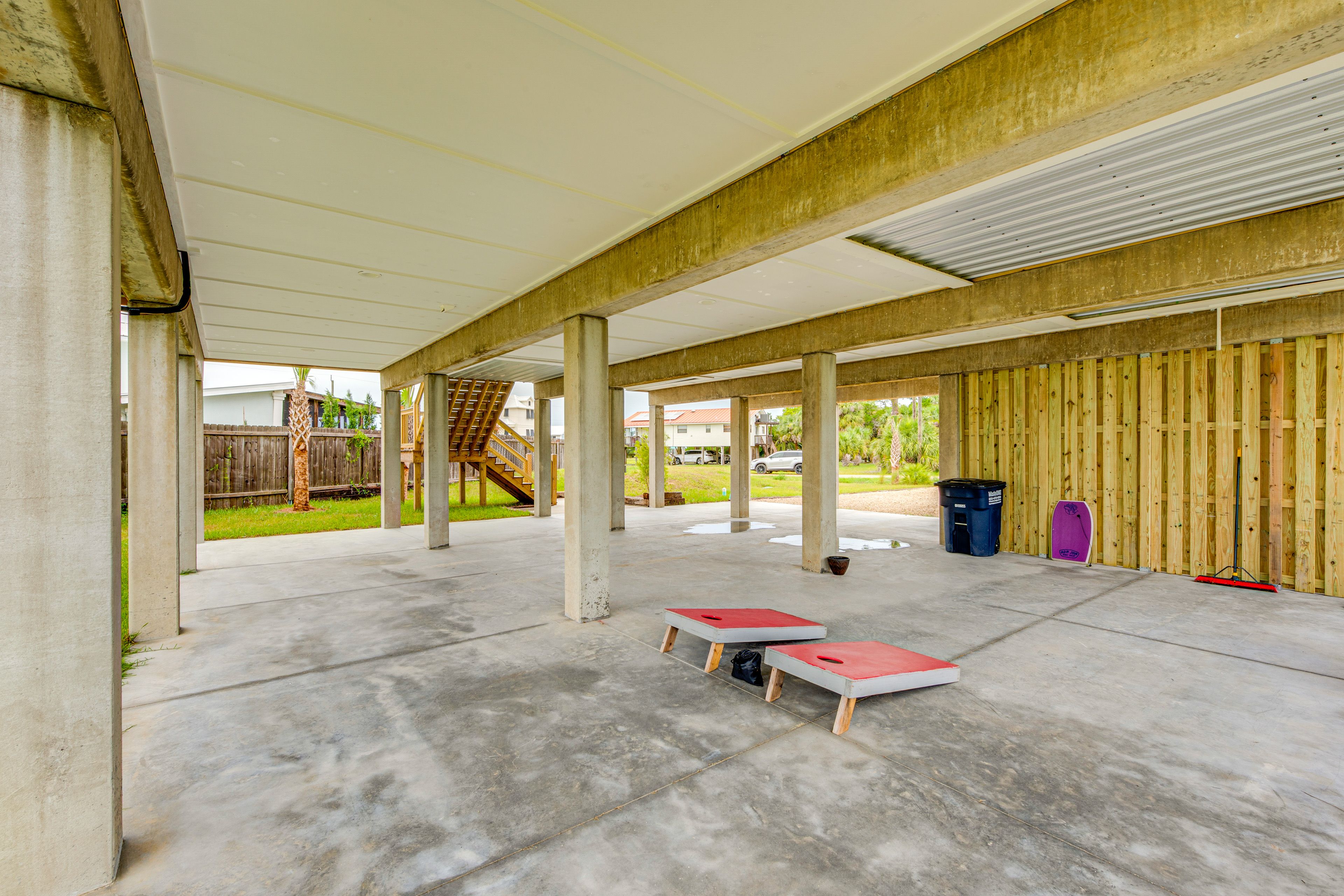 Lower Patio | Cornhole