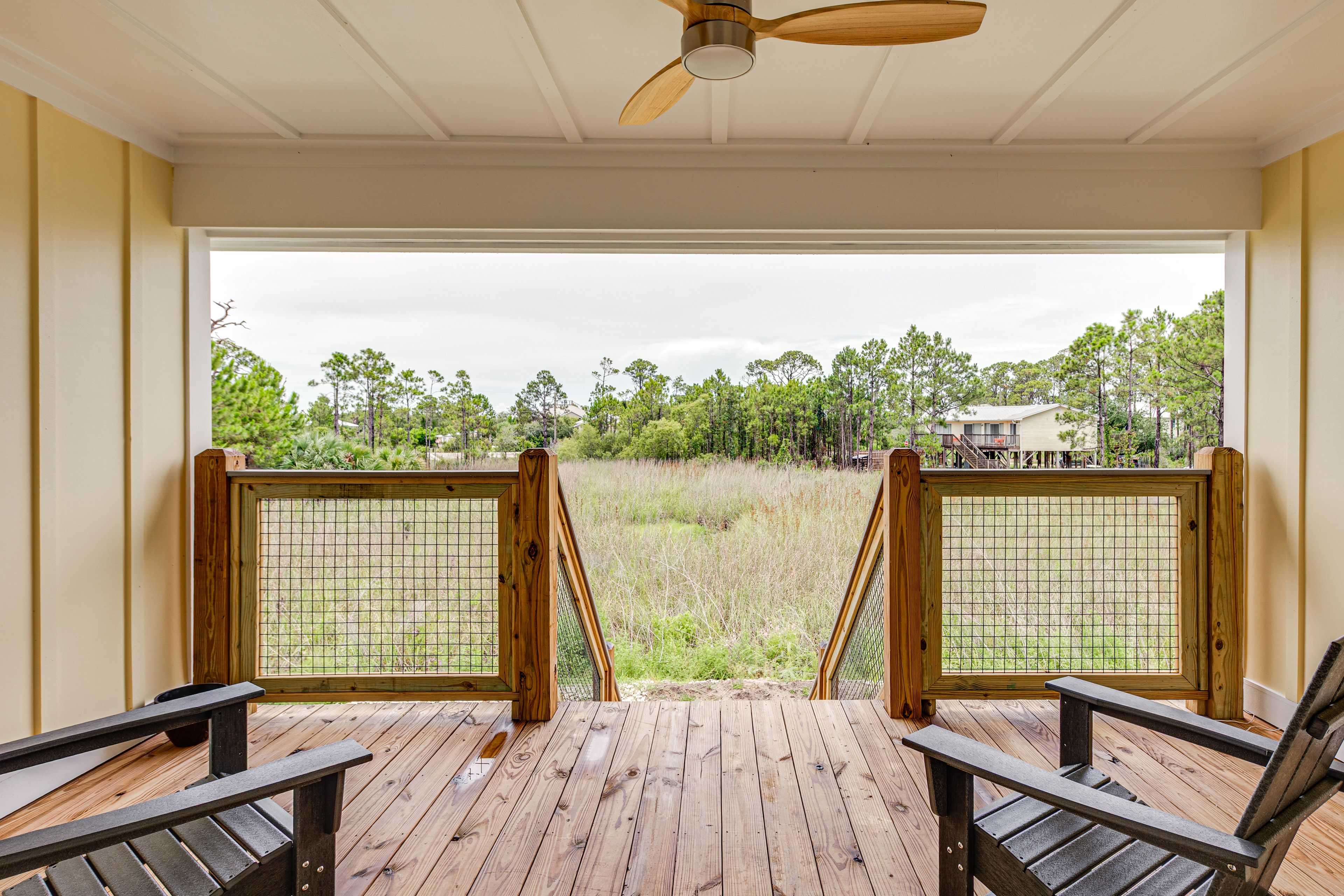 Private Deck | Single-Story Home