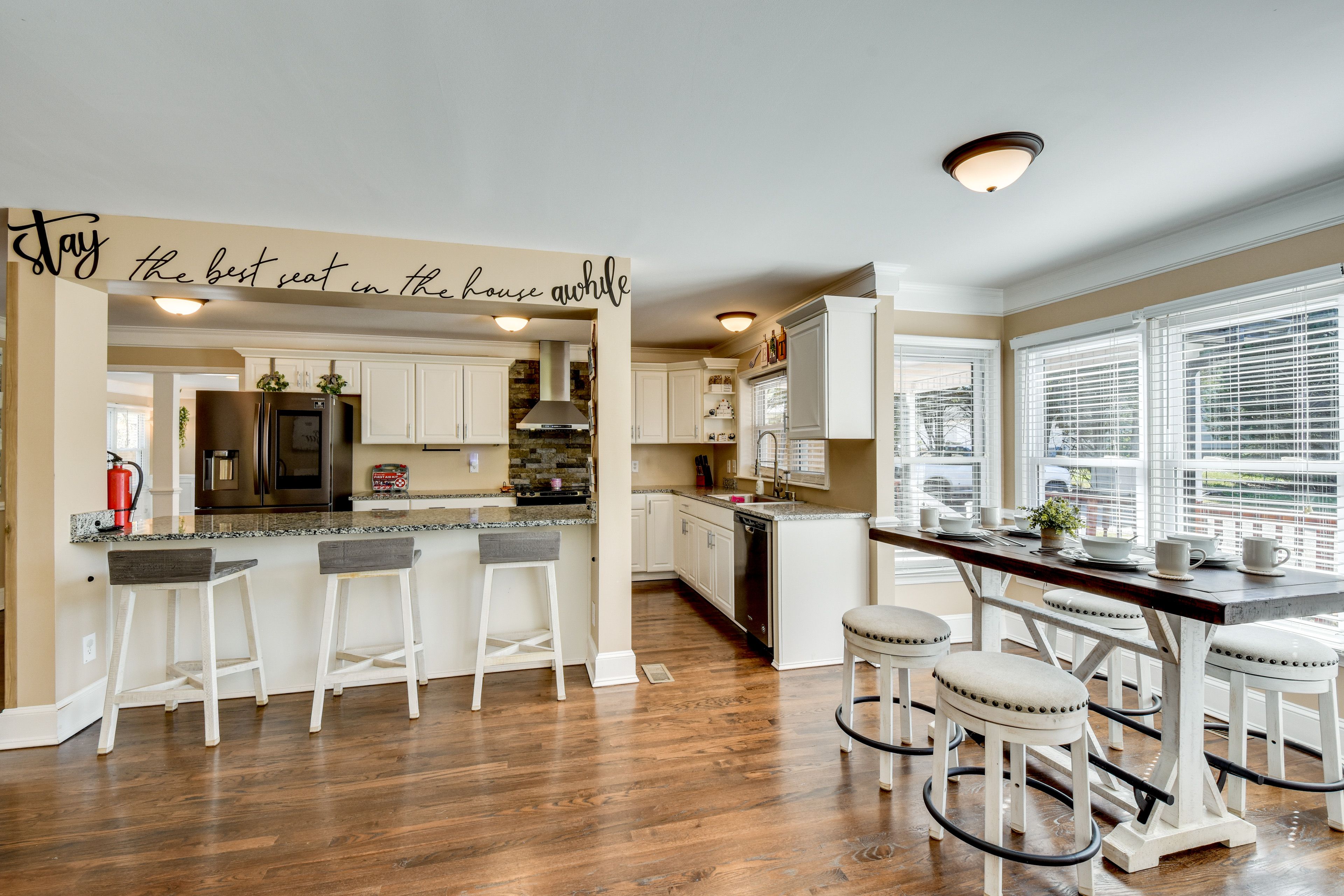 Dining Table | Breakfast Bar | Dishware/Flatware | 1st Floor