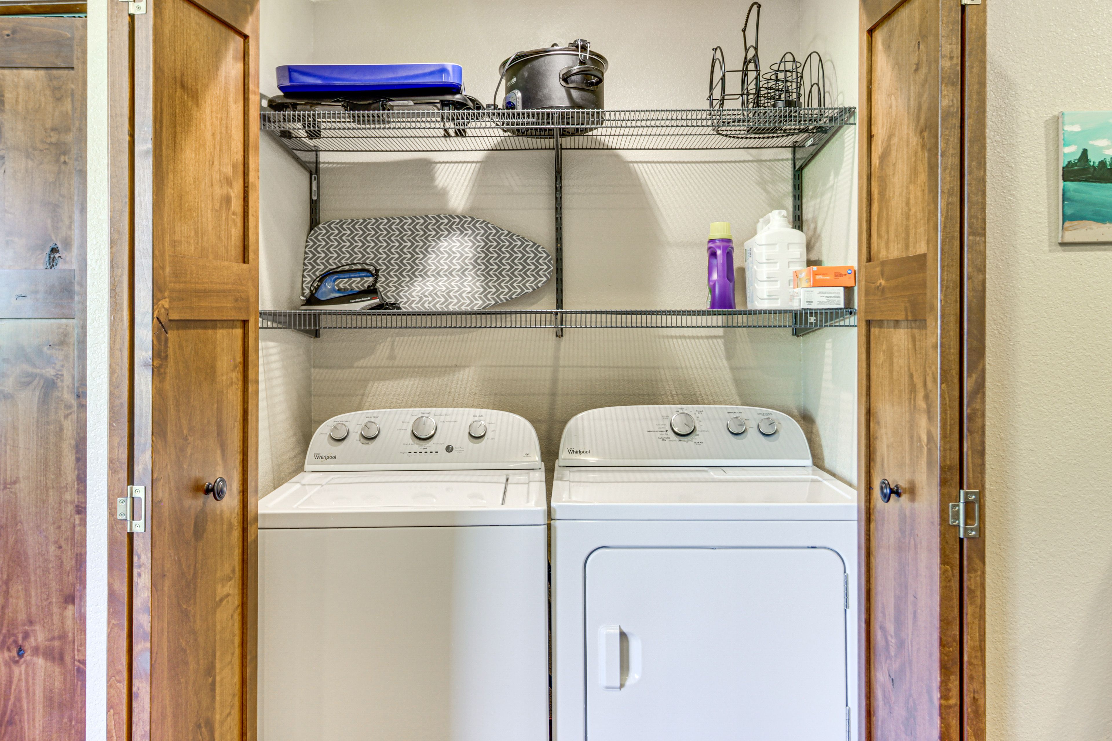 In-Unit Laundry | Detergent | Iron & Board | 1st Floor