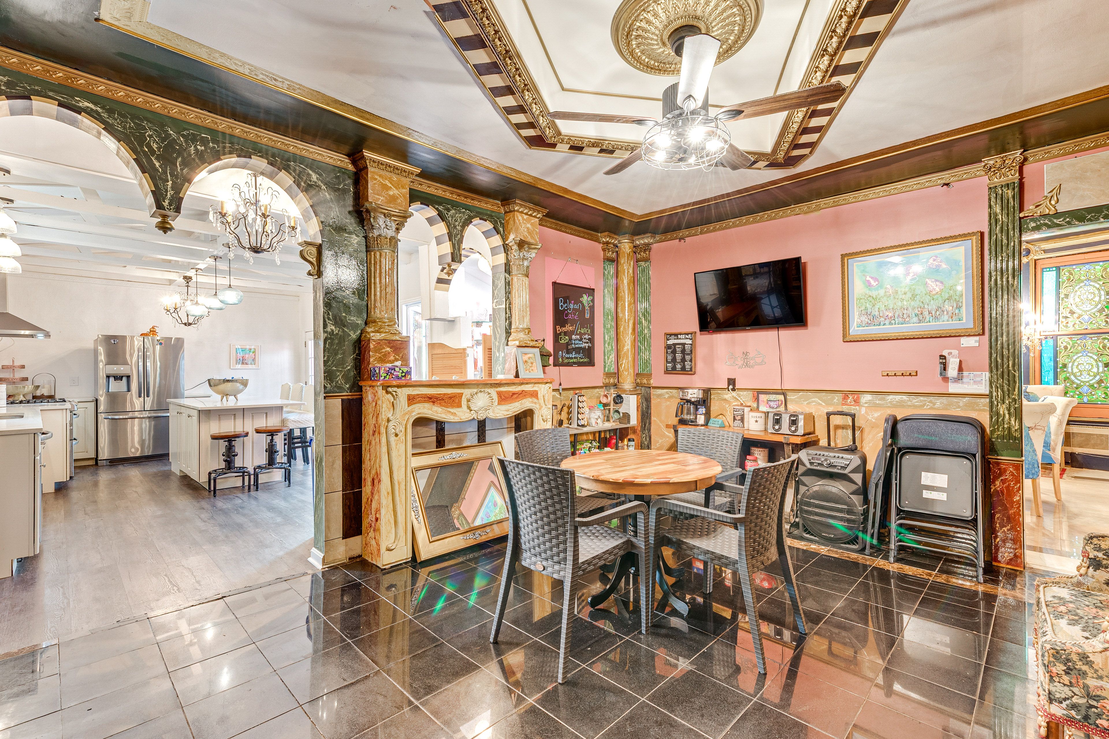 Coffee Bar & Breakfast Table