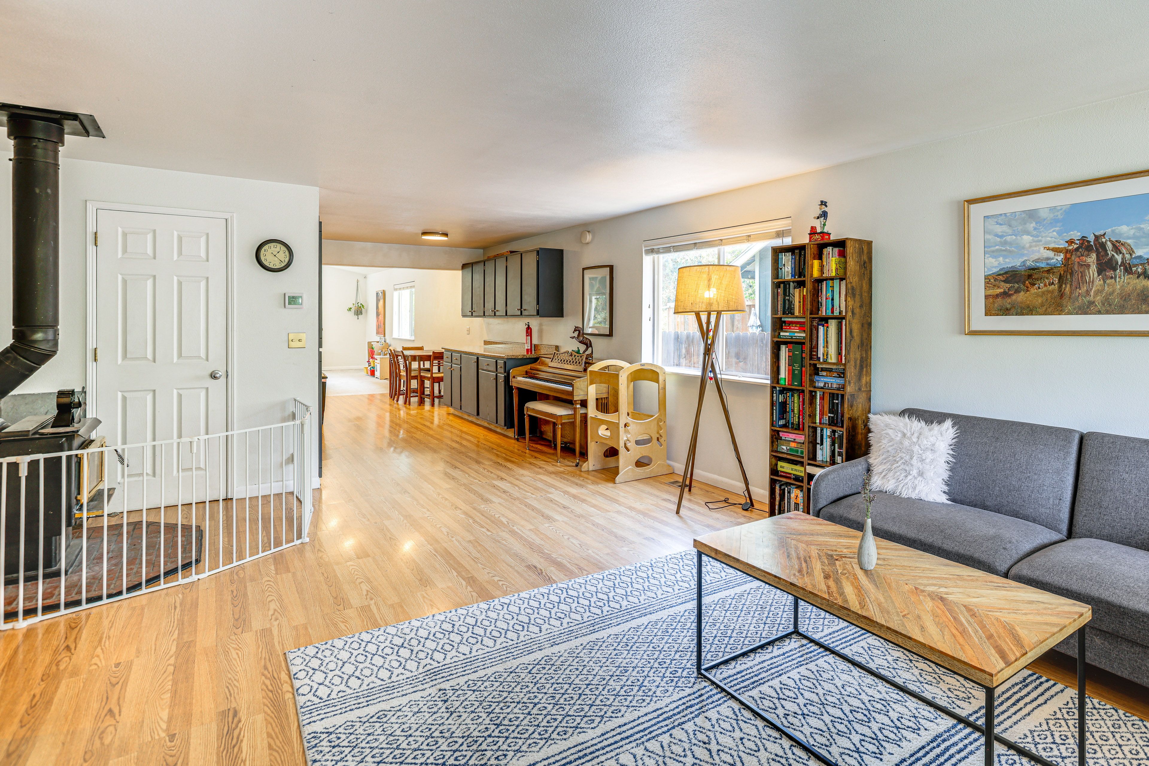 Reading Nook | Twin Sleeper Sofa | Record Player | Piano