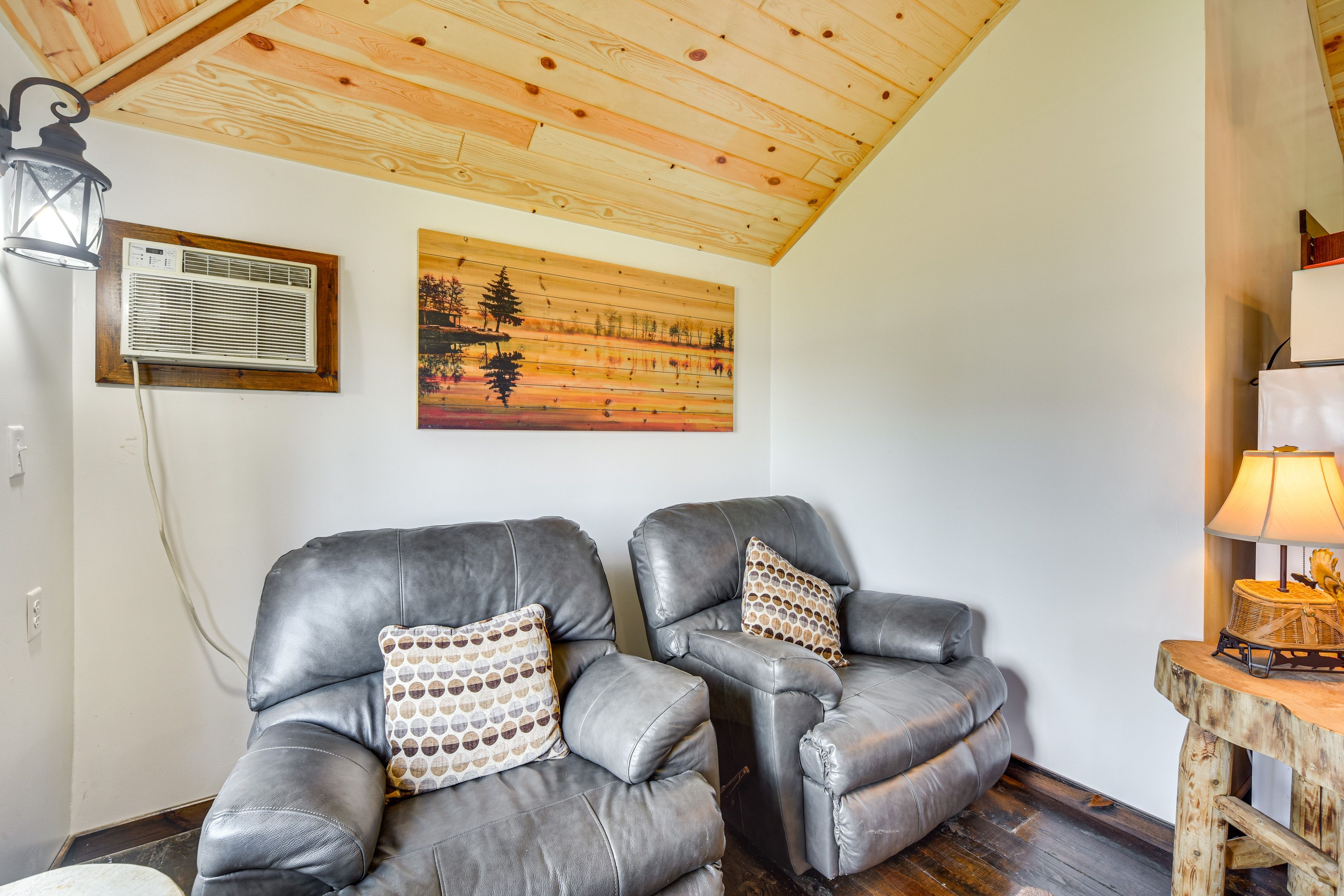 Living Area | TV | Electric Fireplace