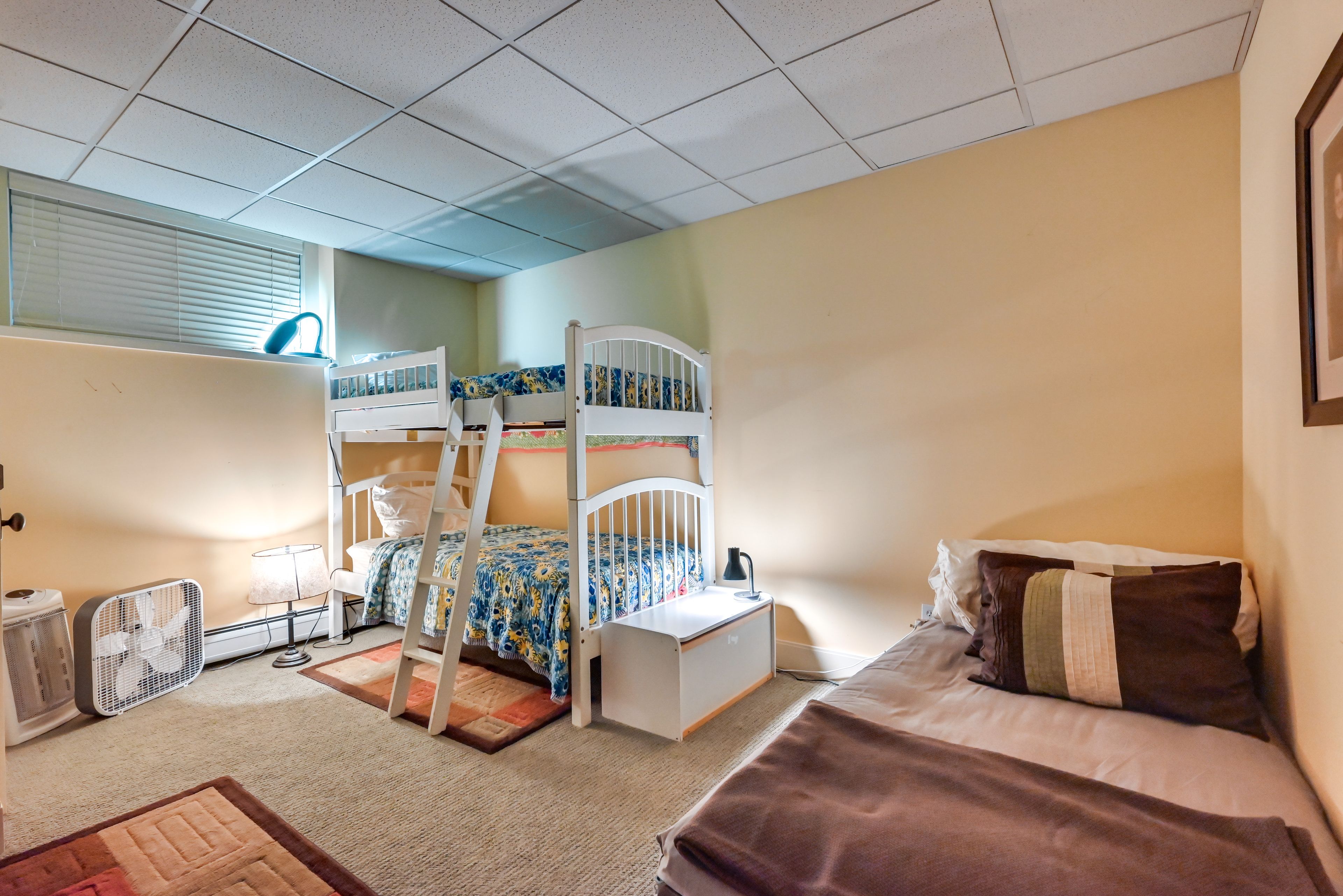 Bedroom 7 | Twin Bunk Bed | Twin Futon | Basement