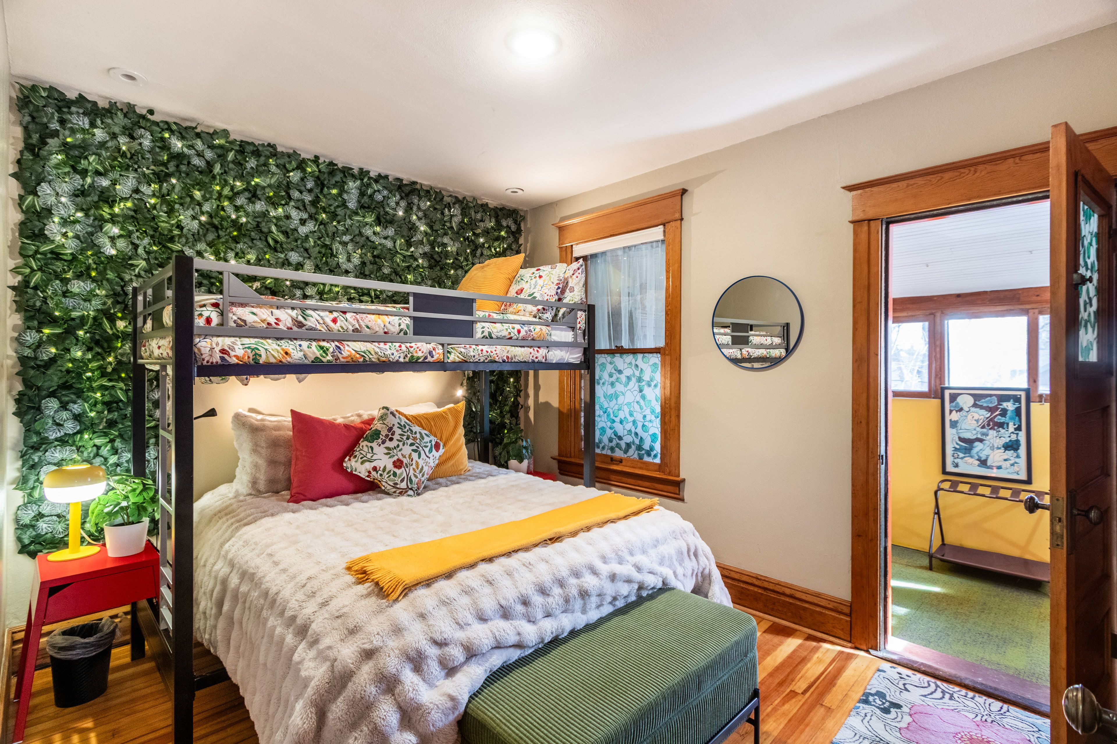 Bedroom 1 | 2nd Floor | Queen Bed | Lofted Twin Bed | En-Suite Bathroom