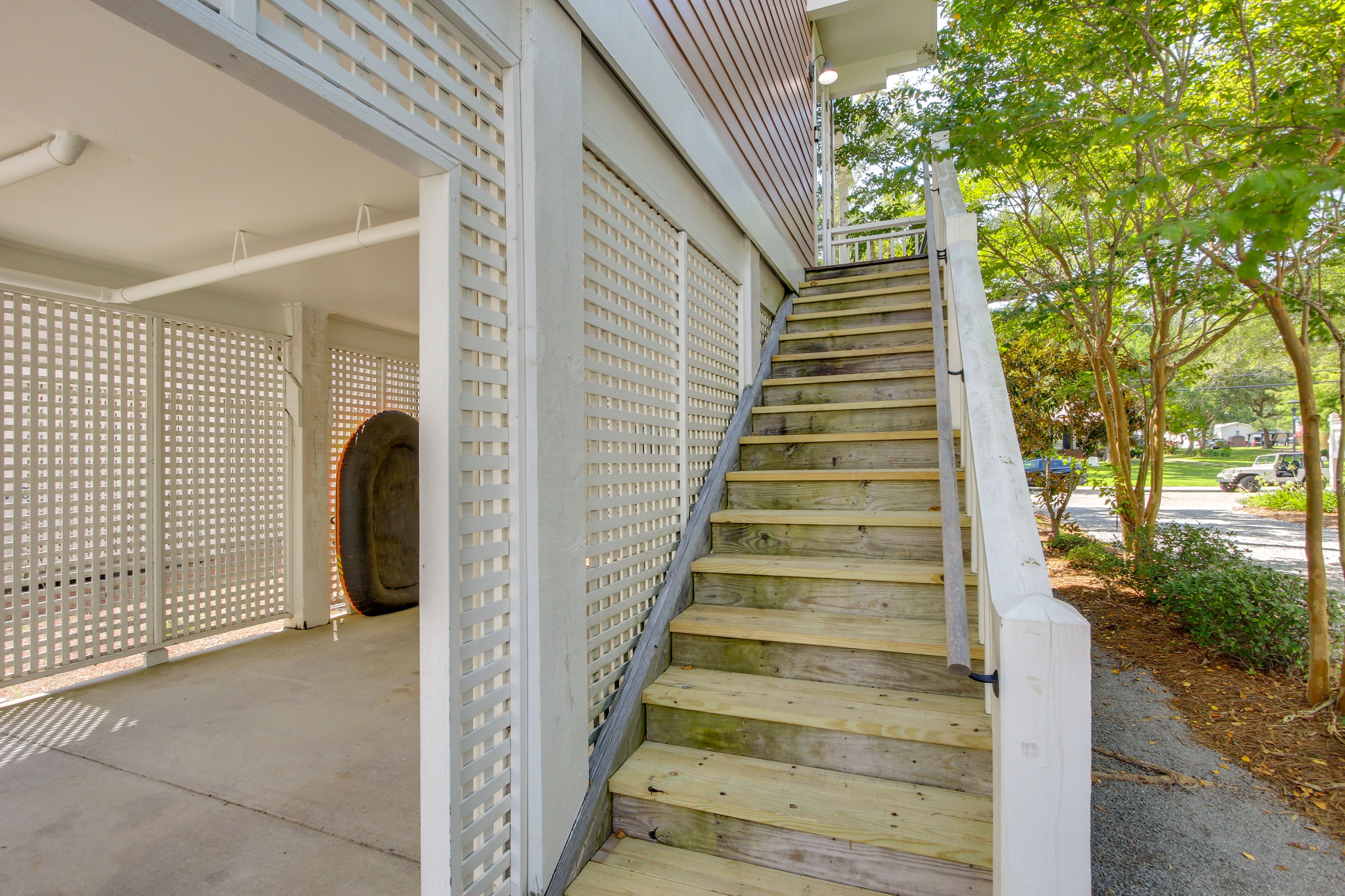 Stairs to Access Property