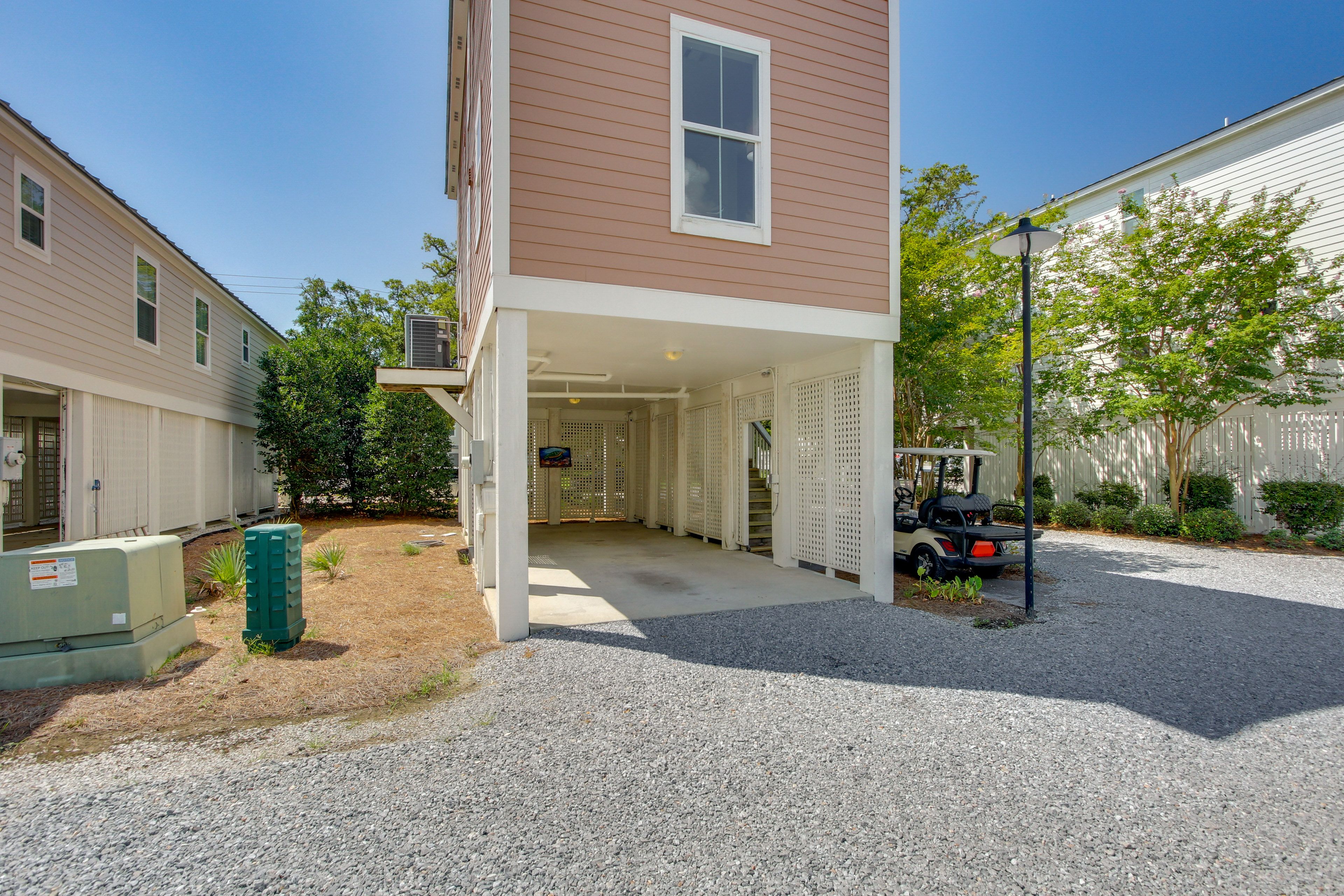 Property Exterior | 2-Story Stilted Cottage