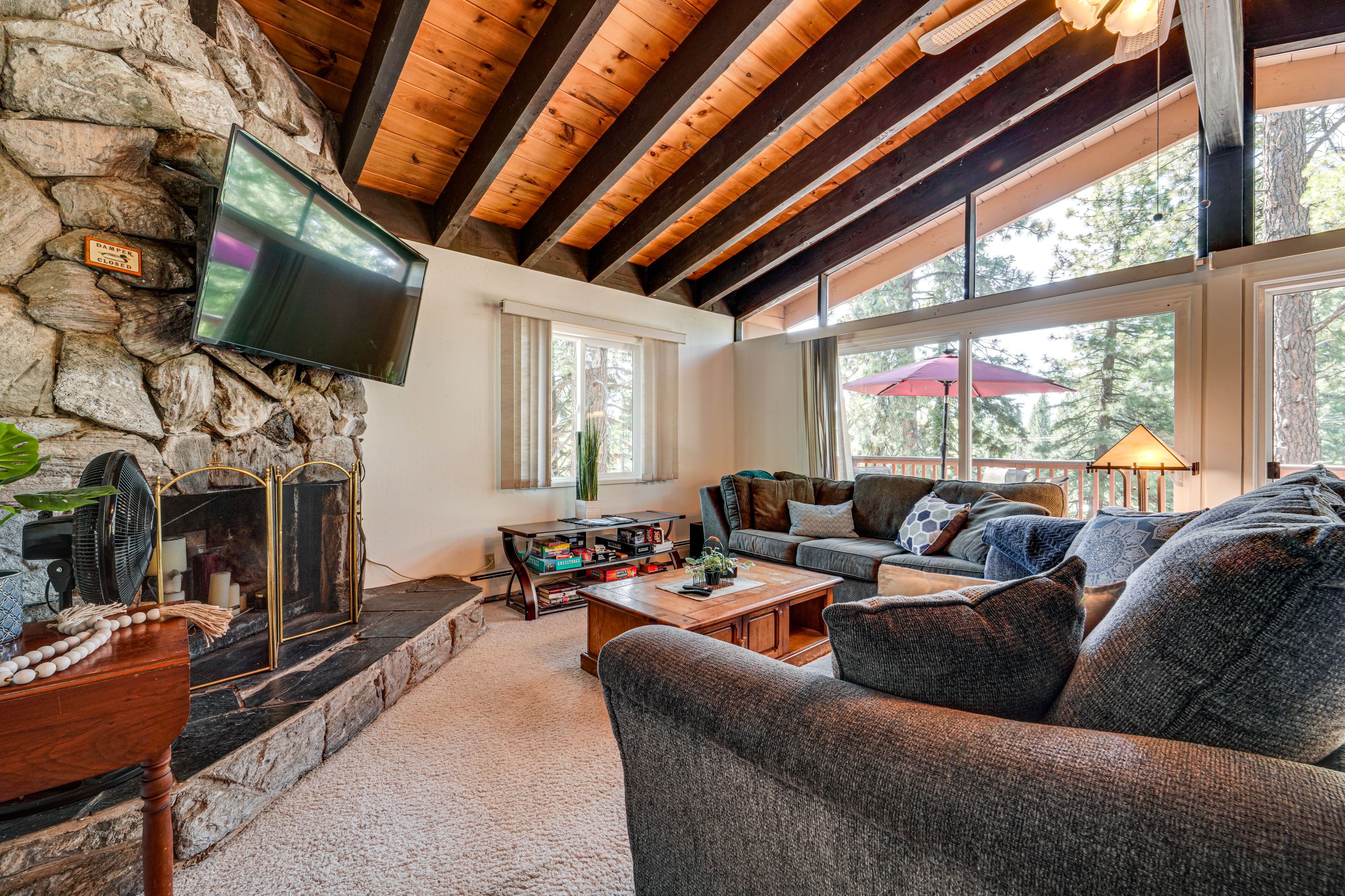 Incline Village Vacation Rental | 3BR | 2.5BA | 1,536 Sq Ft | Stairs Required