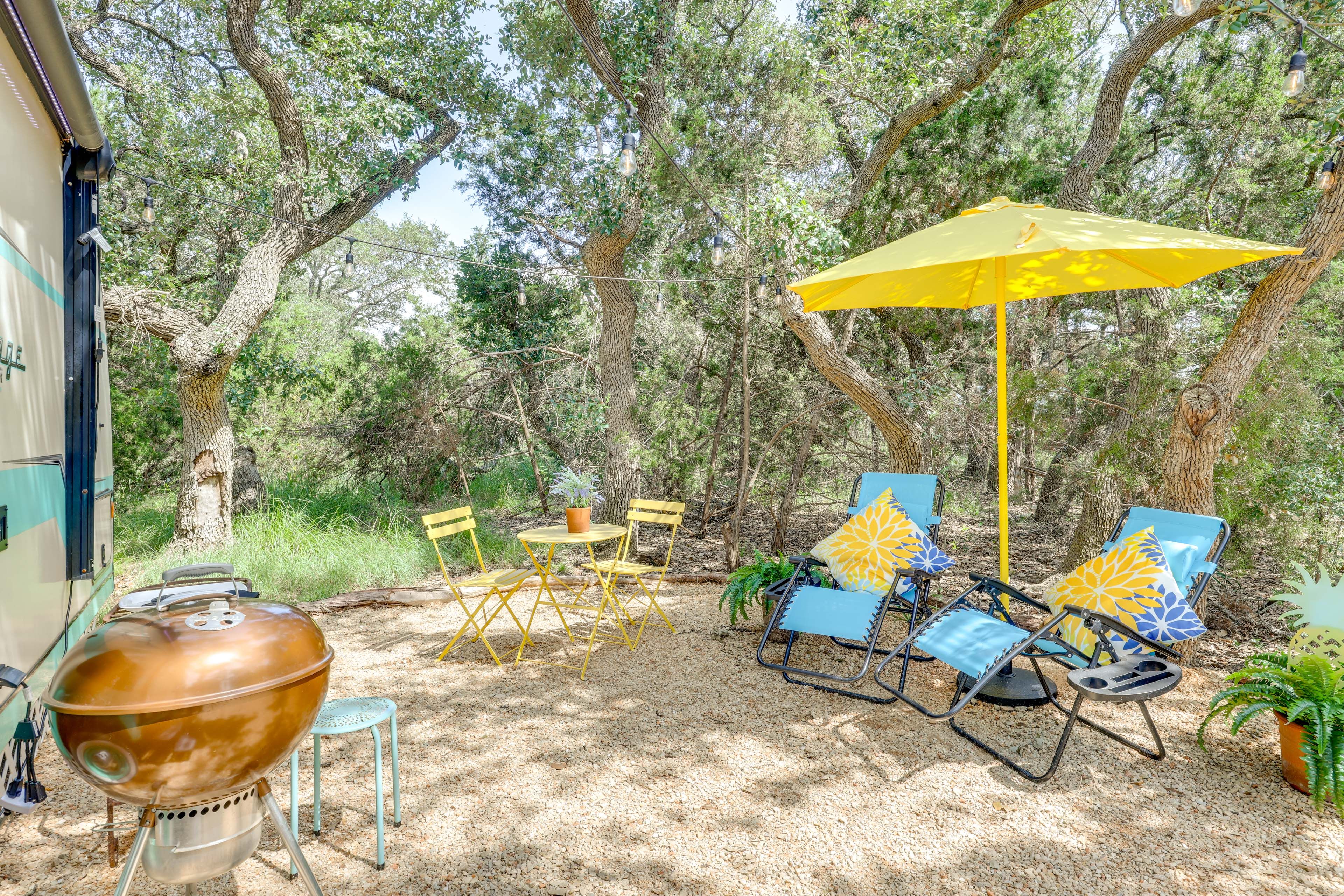 Outdoor Seating | Charcoal Grill