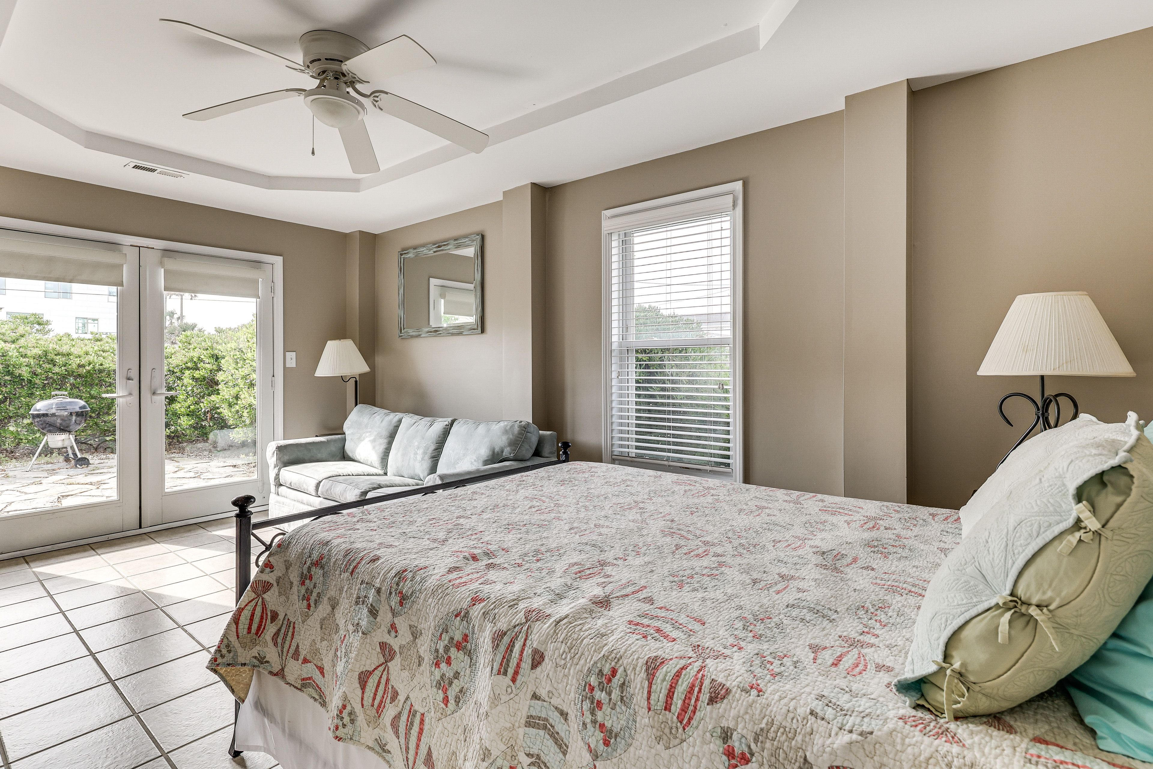 Bedroom 2 | Queen Bed | Full Sleeper Sofa | Lower Level