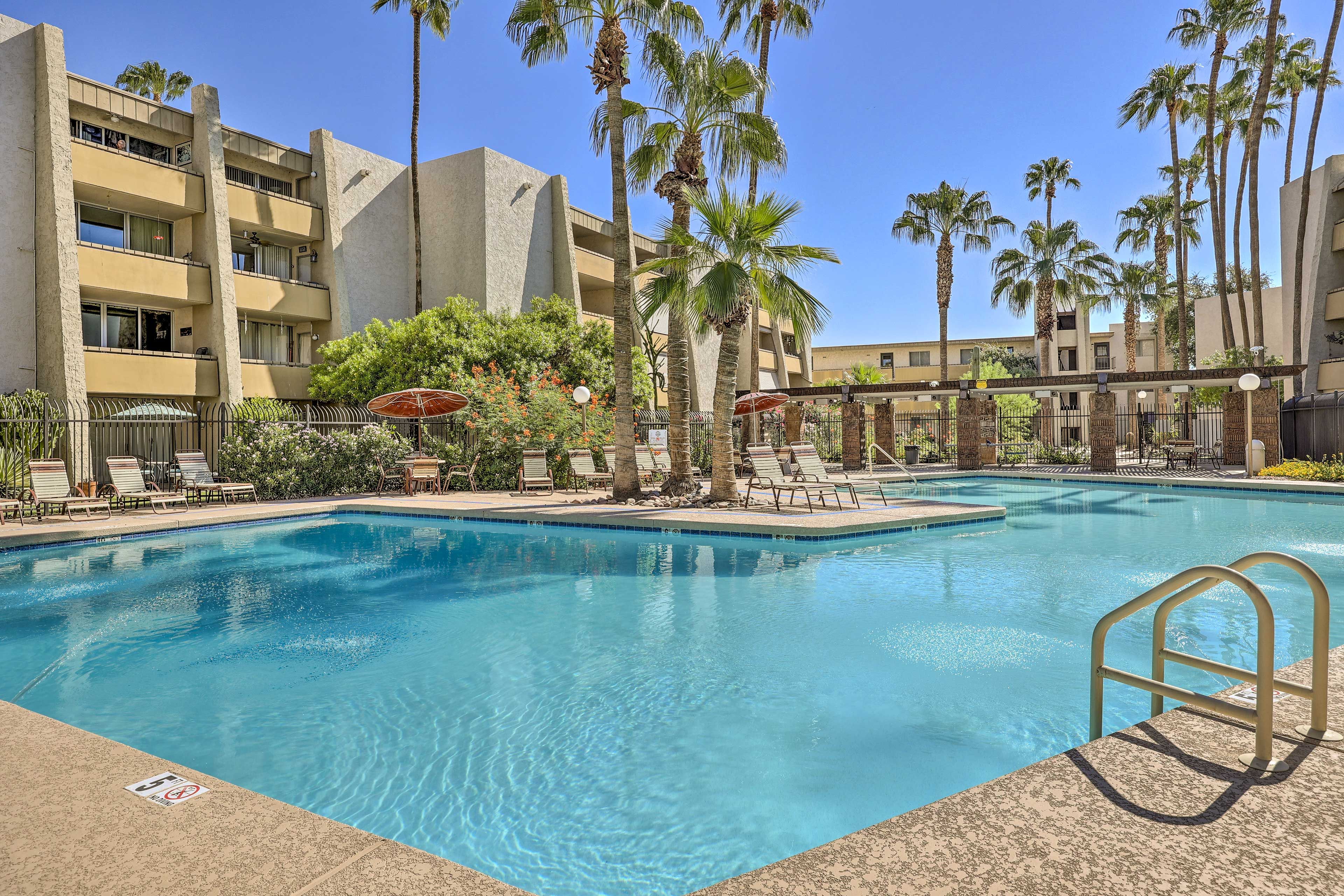 Scottsdale Vacation Rental | 2BR | 2BA | 1,066 Sq Ft | 6 Steps for Entry
