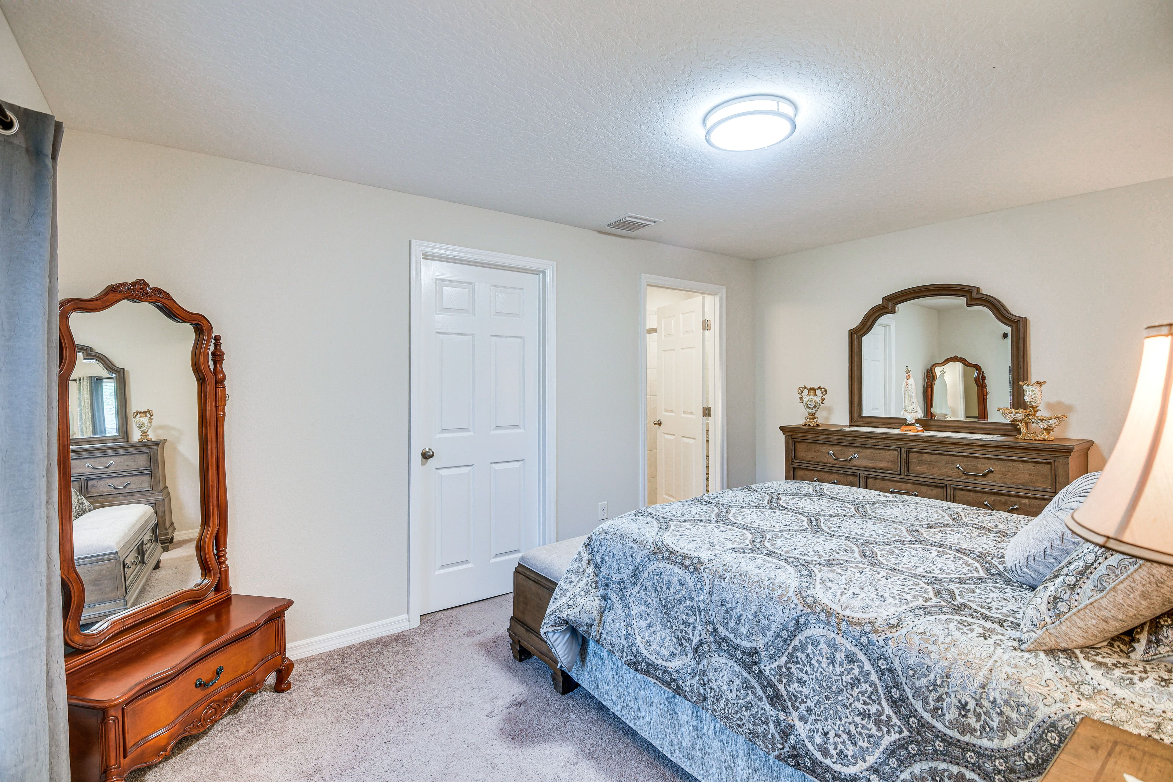 Bedroom 1 | King Bed | Walk-In Closet