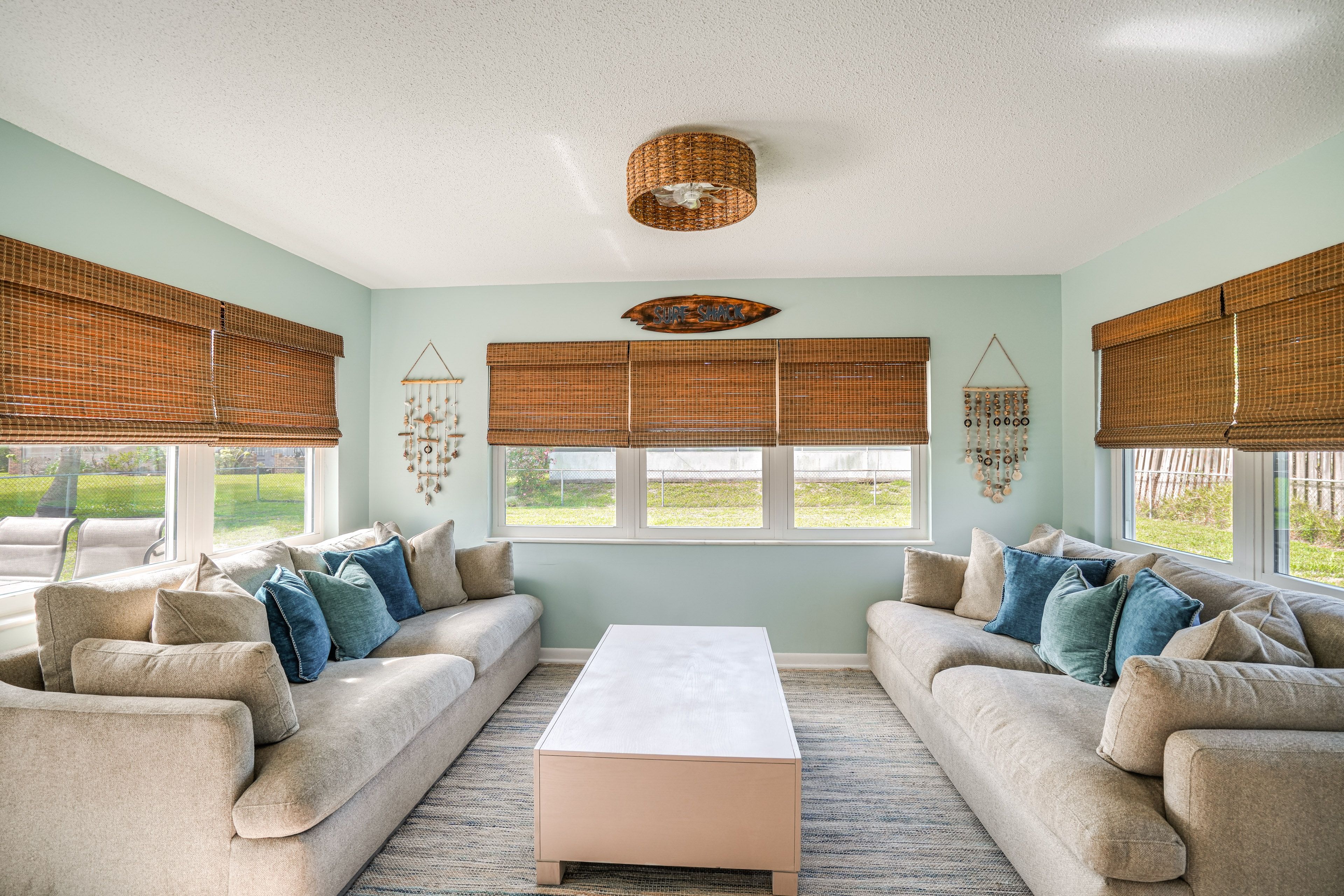 Living Room | Central A/C | Single-Story Home
