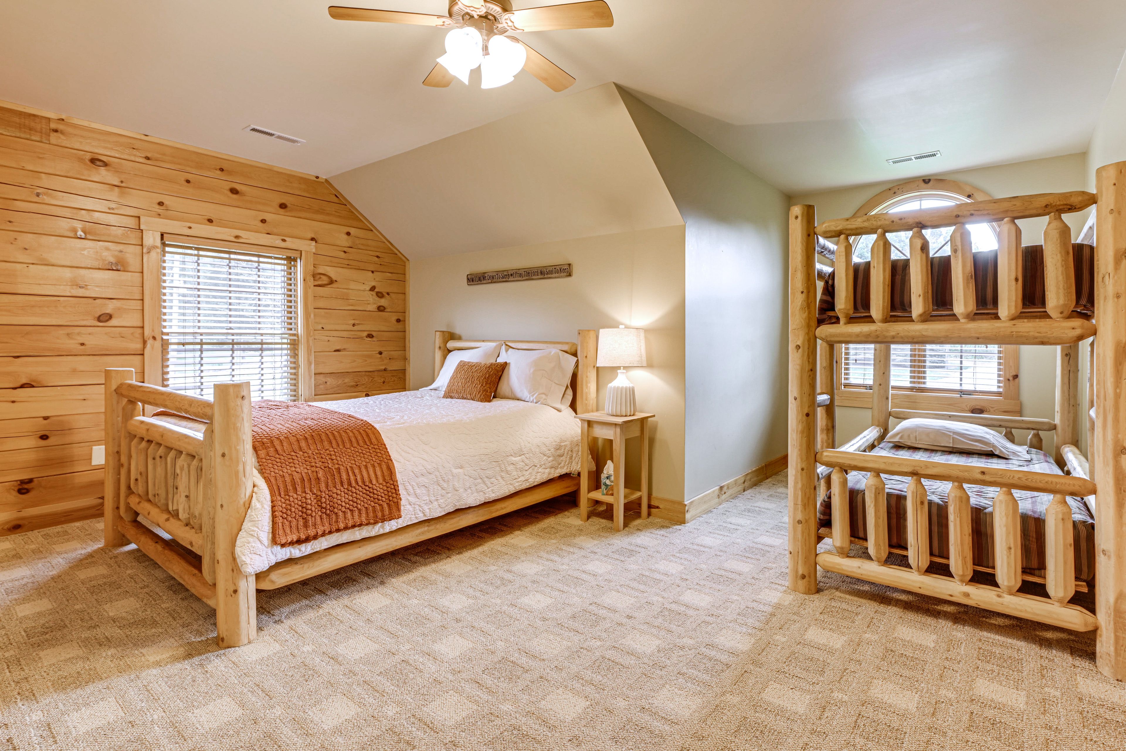 Bedroom 6 | Queen Bed | Twin Bunk Bed | 2nd Floor