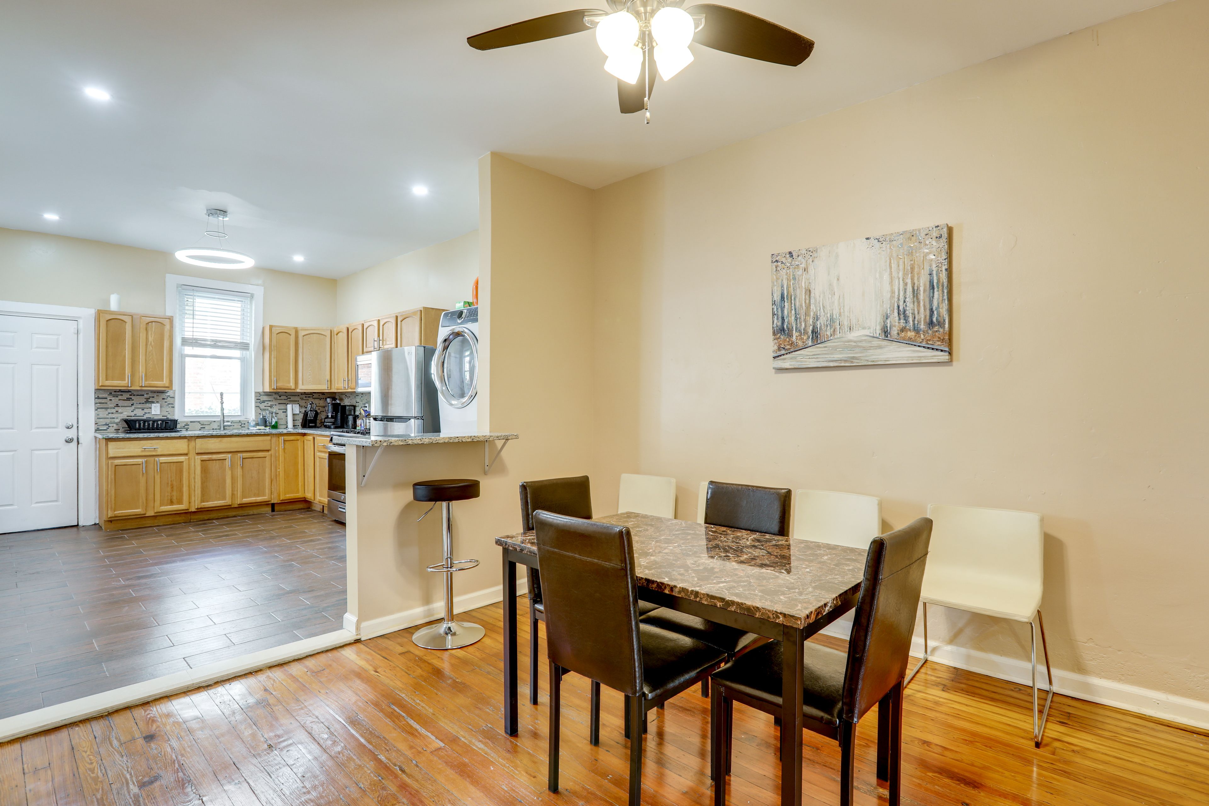 Dining Area | Dishware & Flatware Provided | 1st Floor