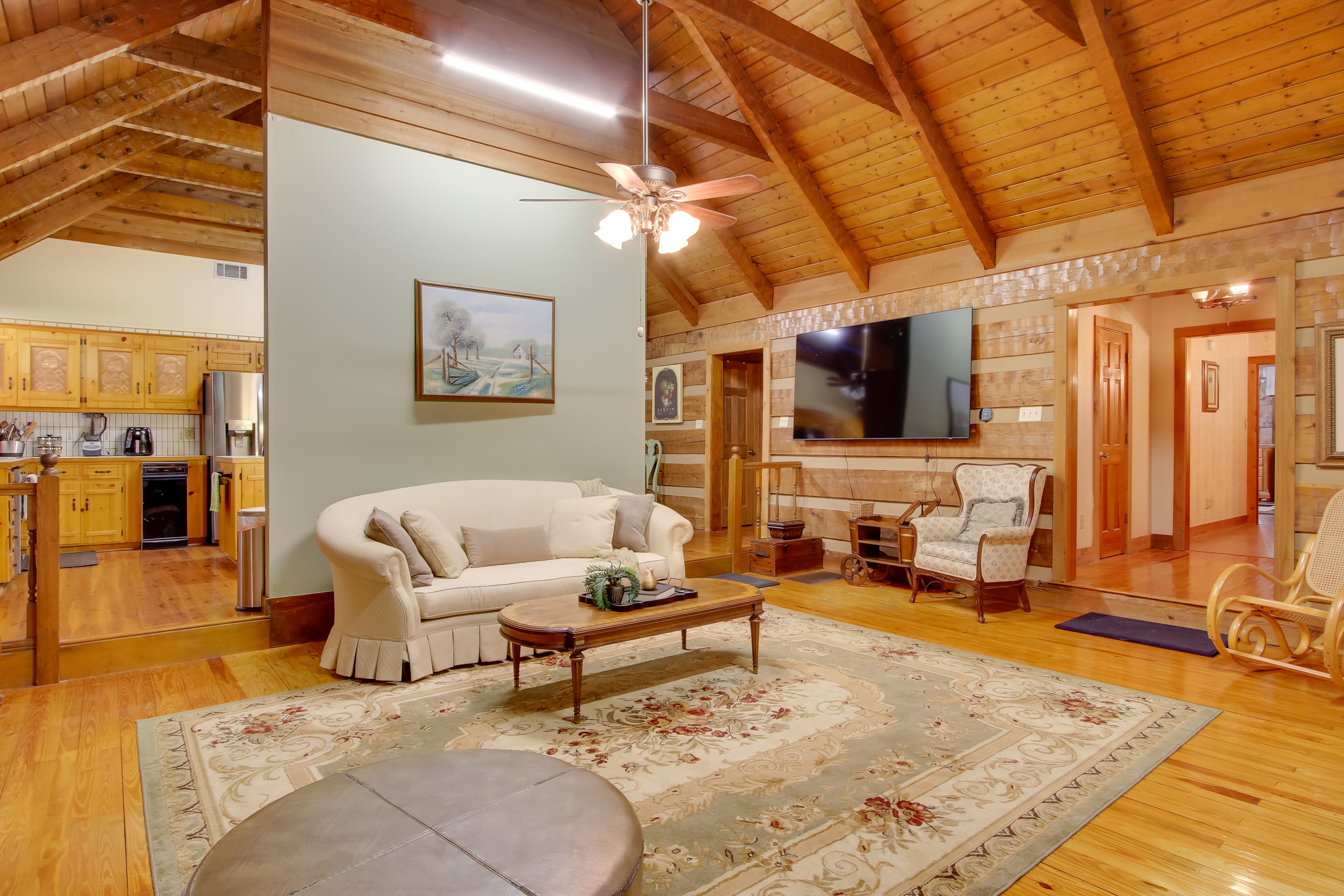 Den | Central Heating & A/C | In-Unit Laundry