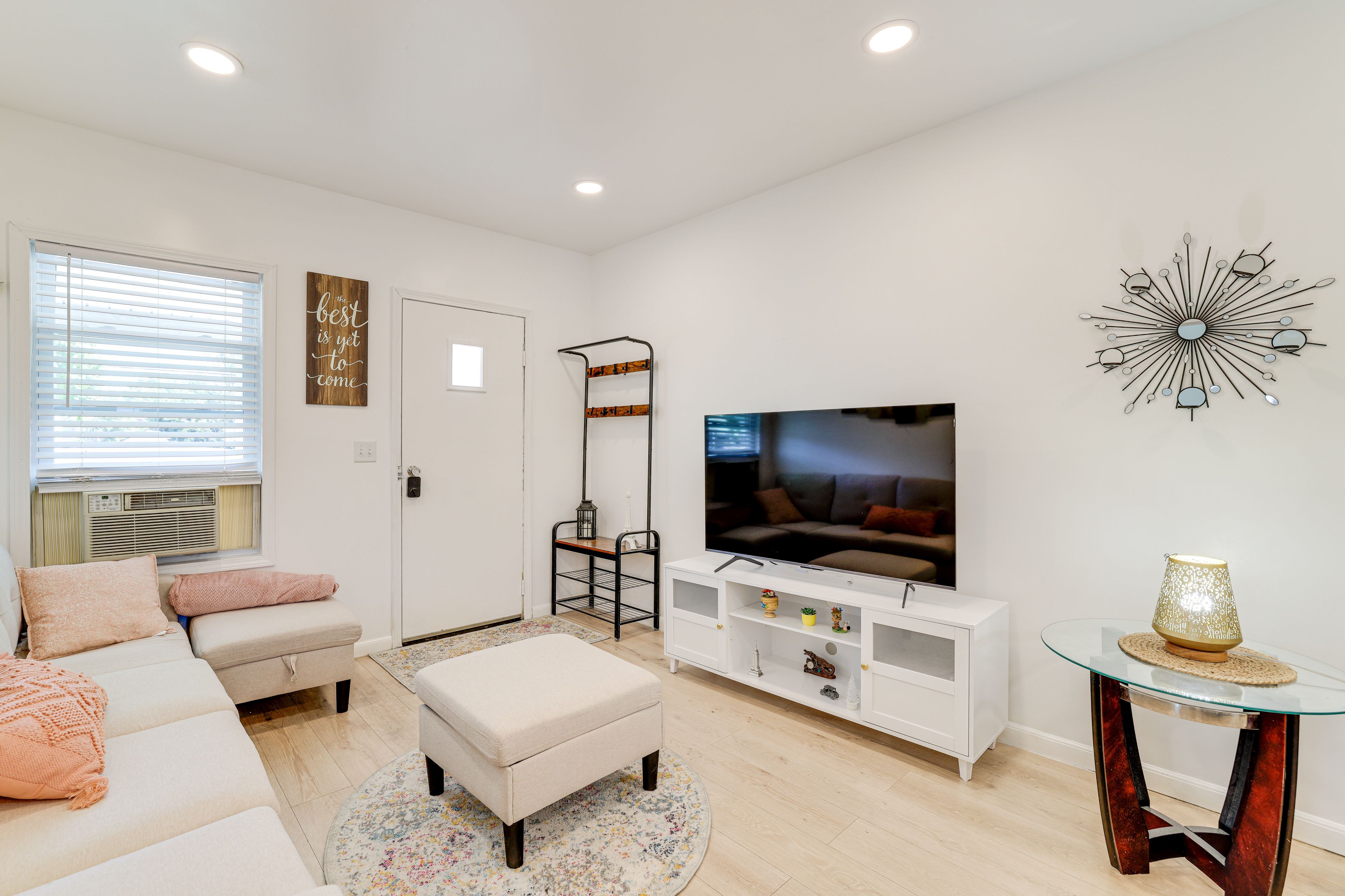Living Room | 1st Floor | Window A/C Units | Central Heat | Smart TV | Free WiFi