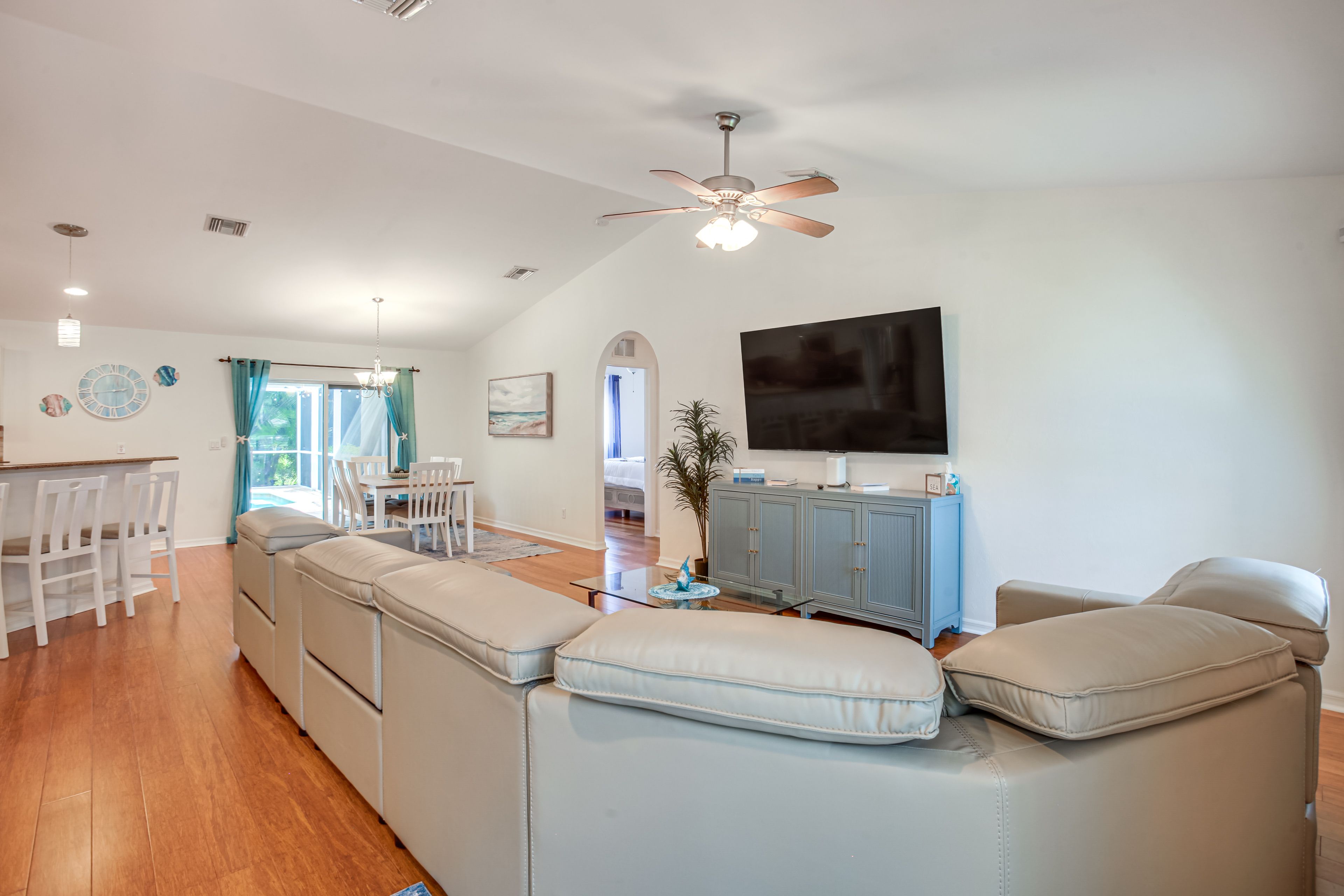 Living Room | Central A/C & Heat | Free WiFi