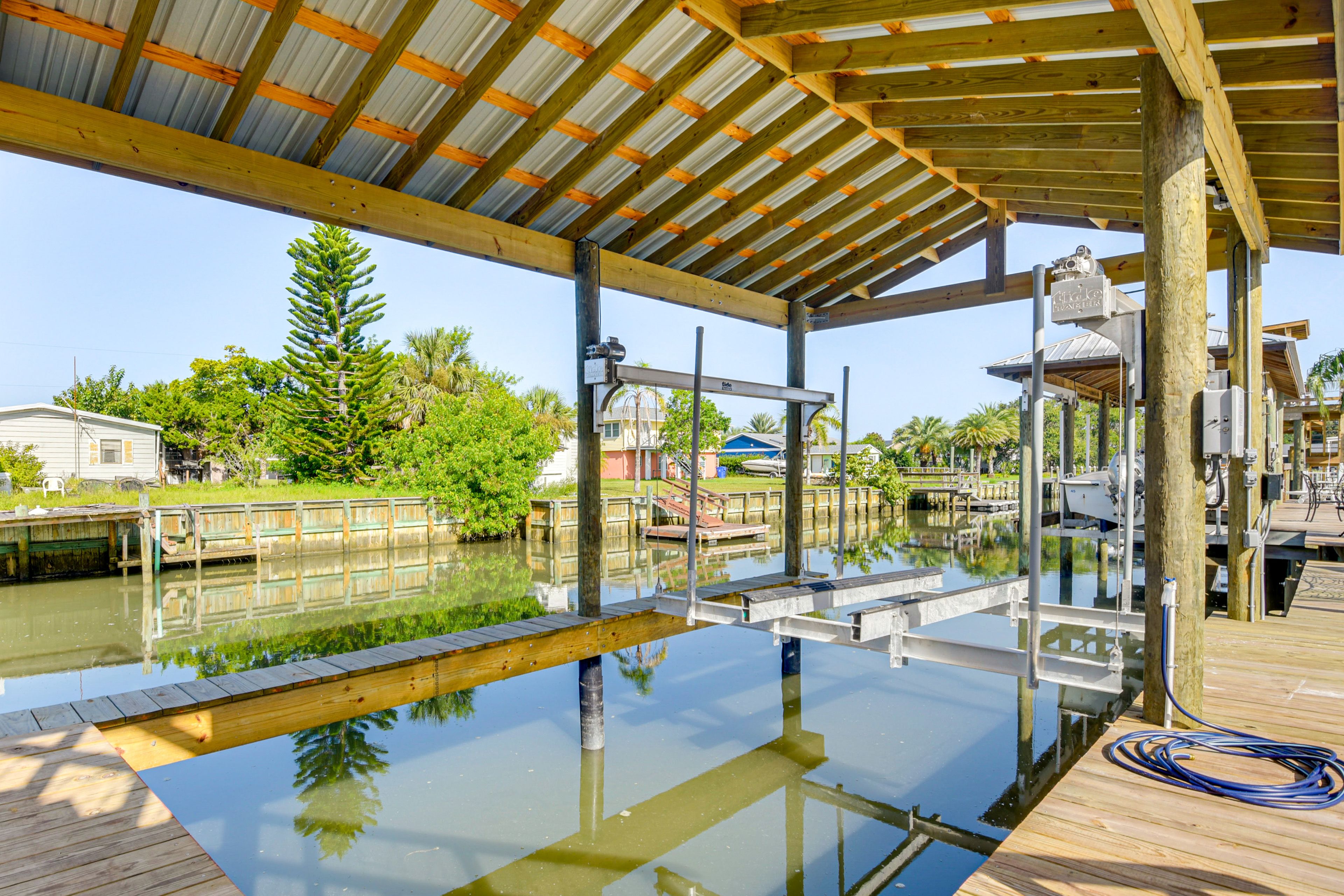 Boat Slip | Crow's Nest | 2-Story Home