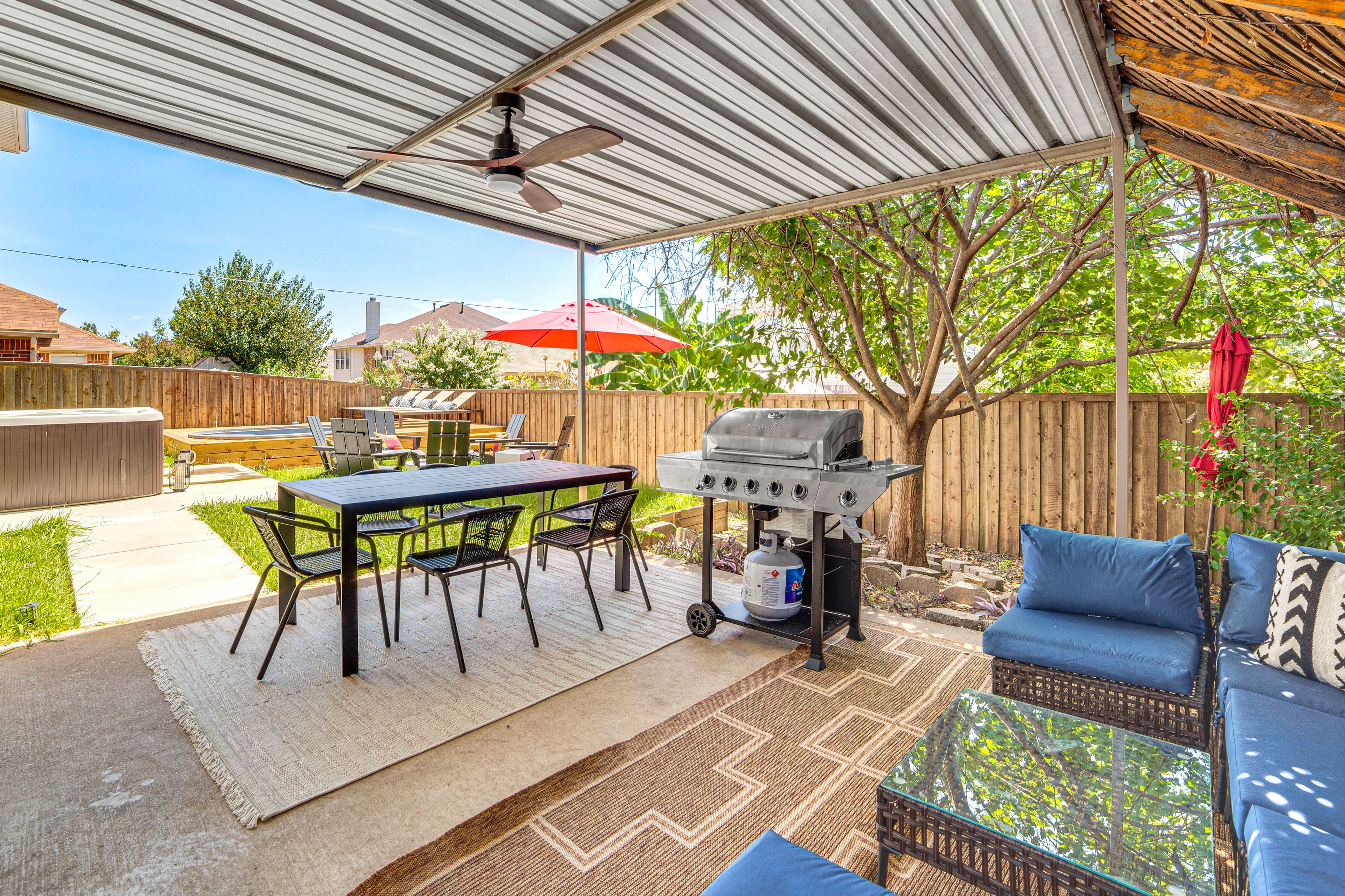 Fenced-In Backyard | Private Pool & Hot Tub | Gas Grill & Fire Pit