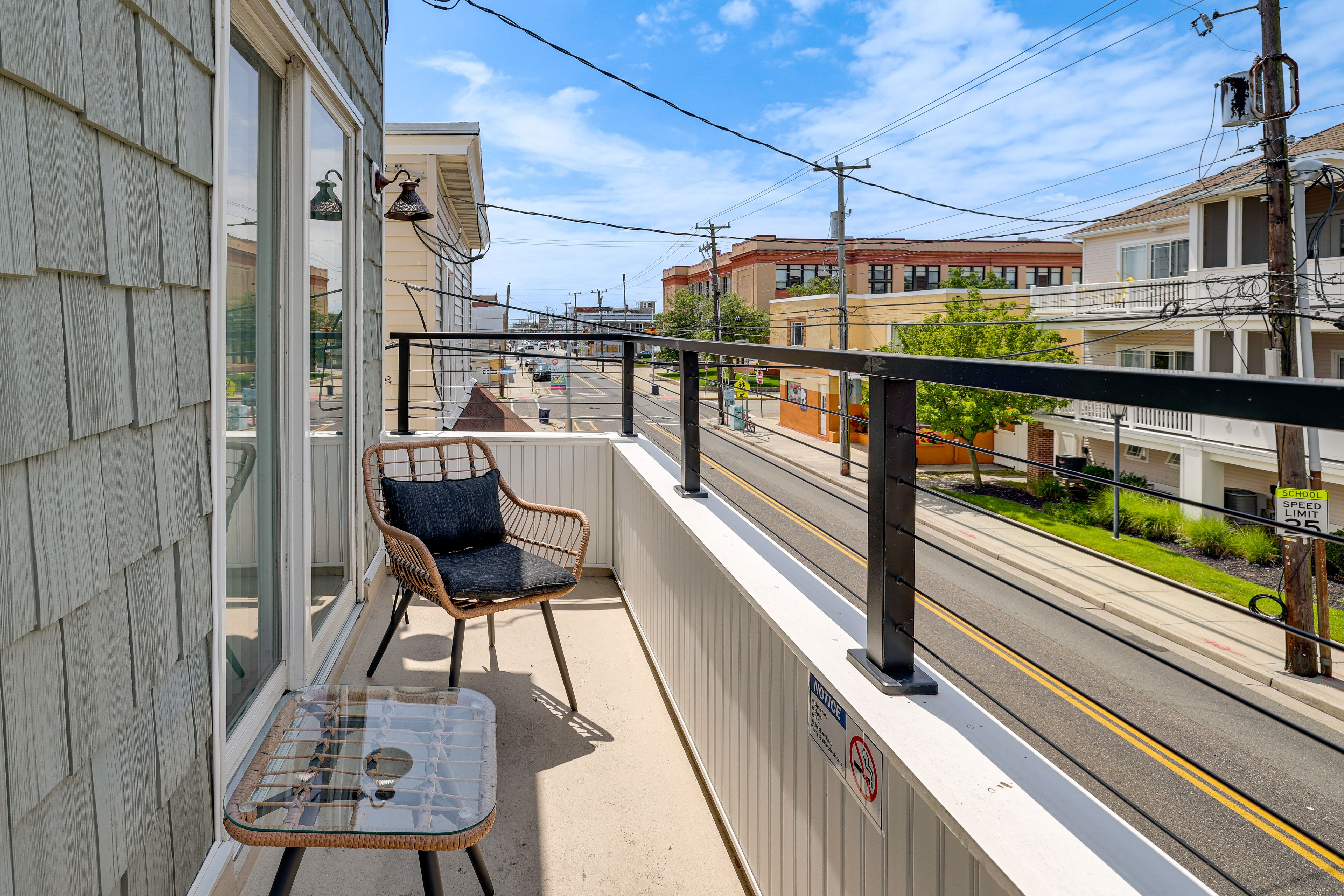 Wildwood Vacation Rental | 2BR | 1BA | 710 Sq Ft | Stairs to Enter