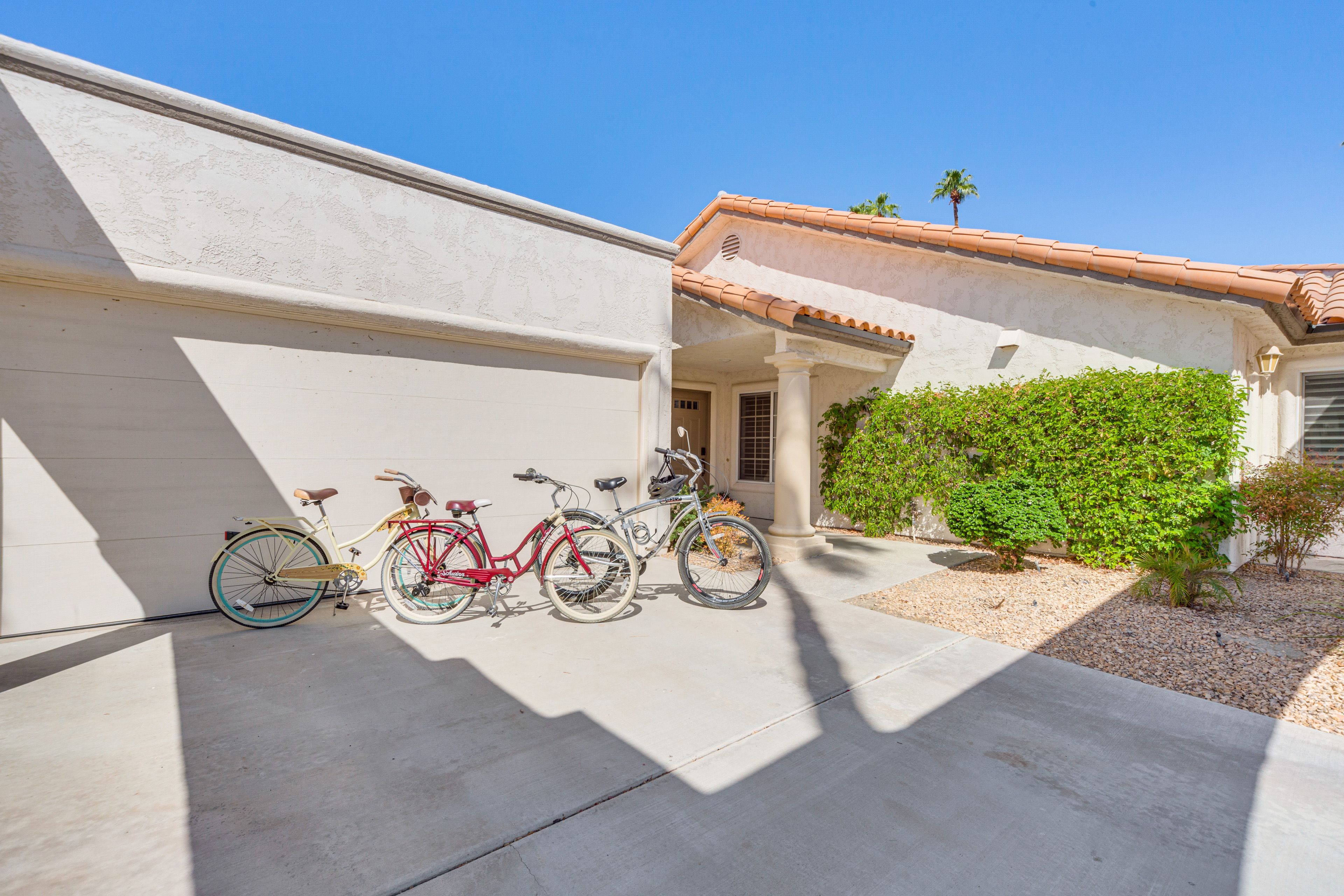 Property Exterior | Garage Parking (2 Vehicles) | 3 Bicycles Provided