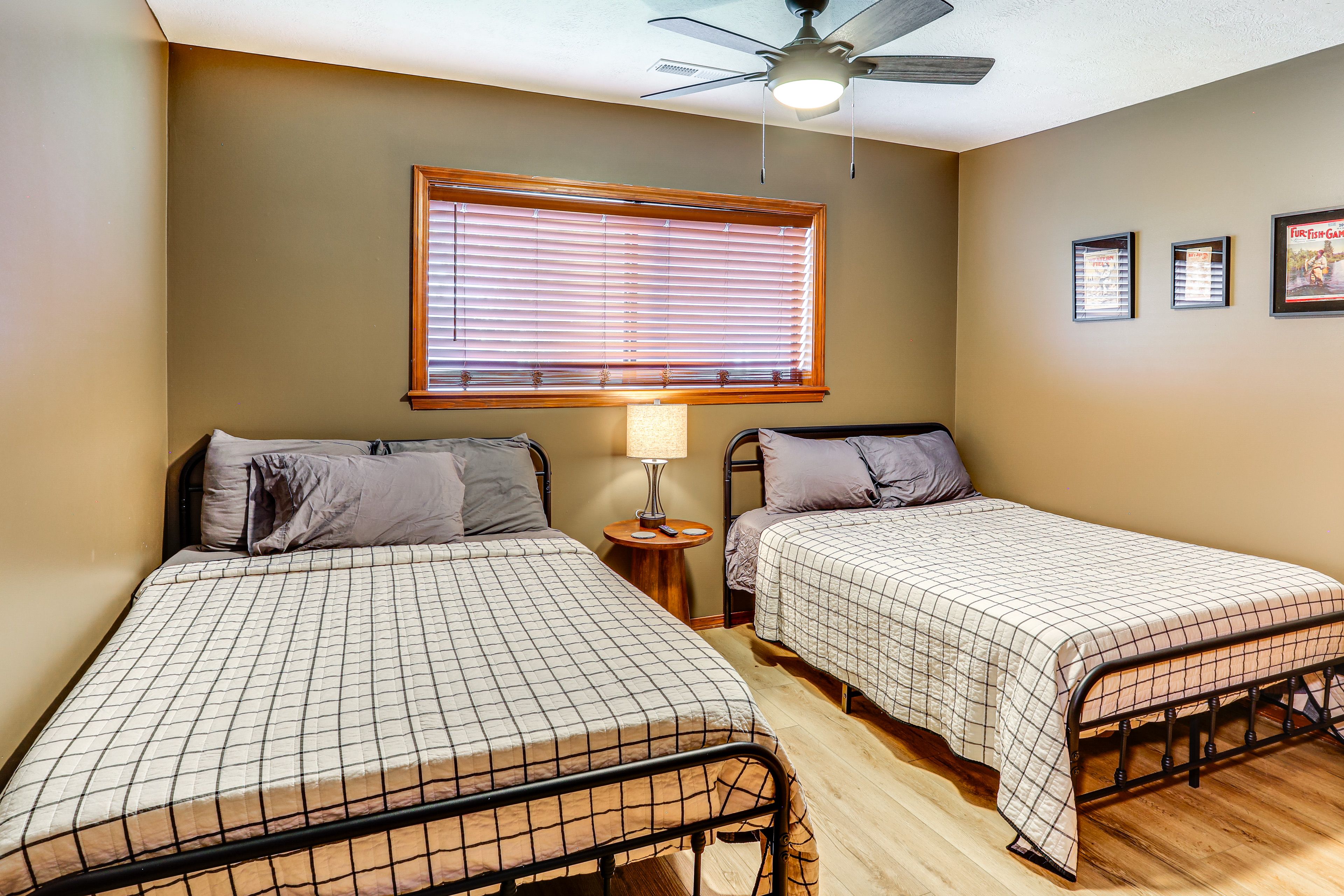 Bedroom 1 | 2 Full Beds | Smart TV | Linens Provided