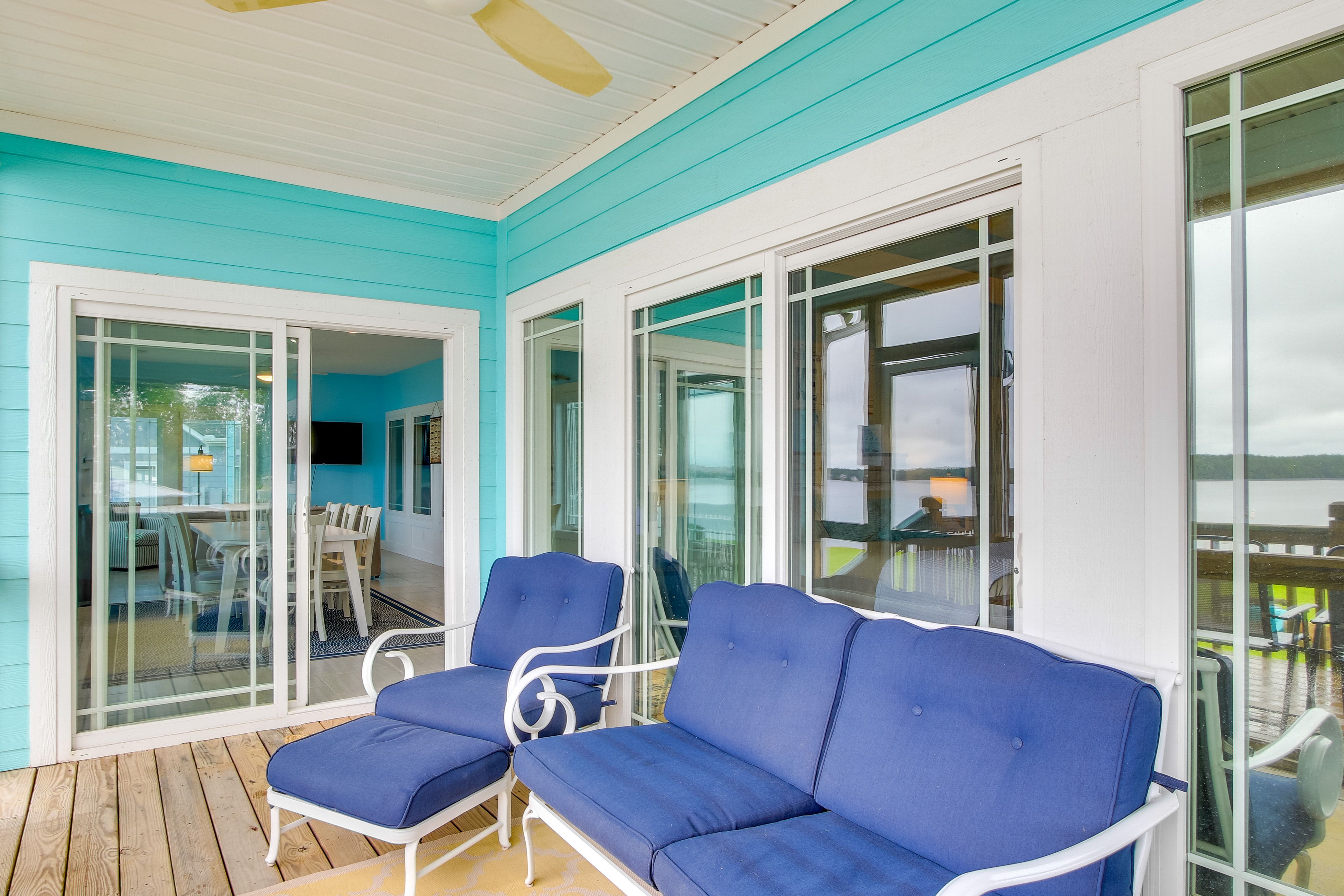 Screened-In Porch | Hot Tub